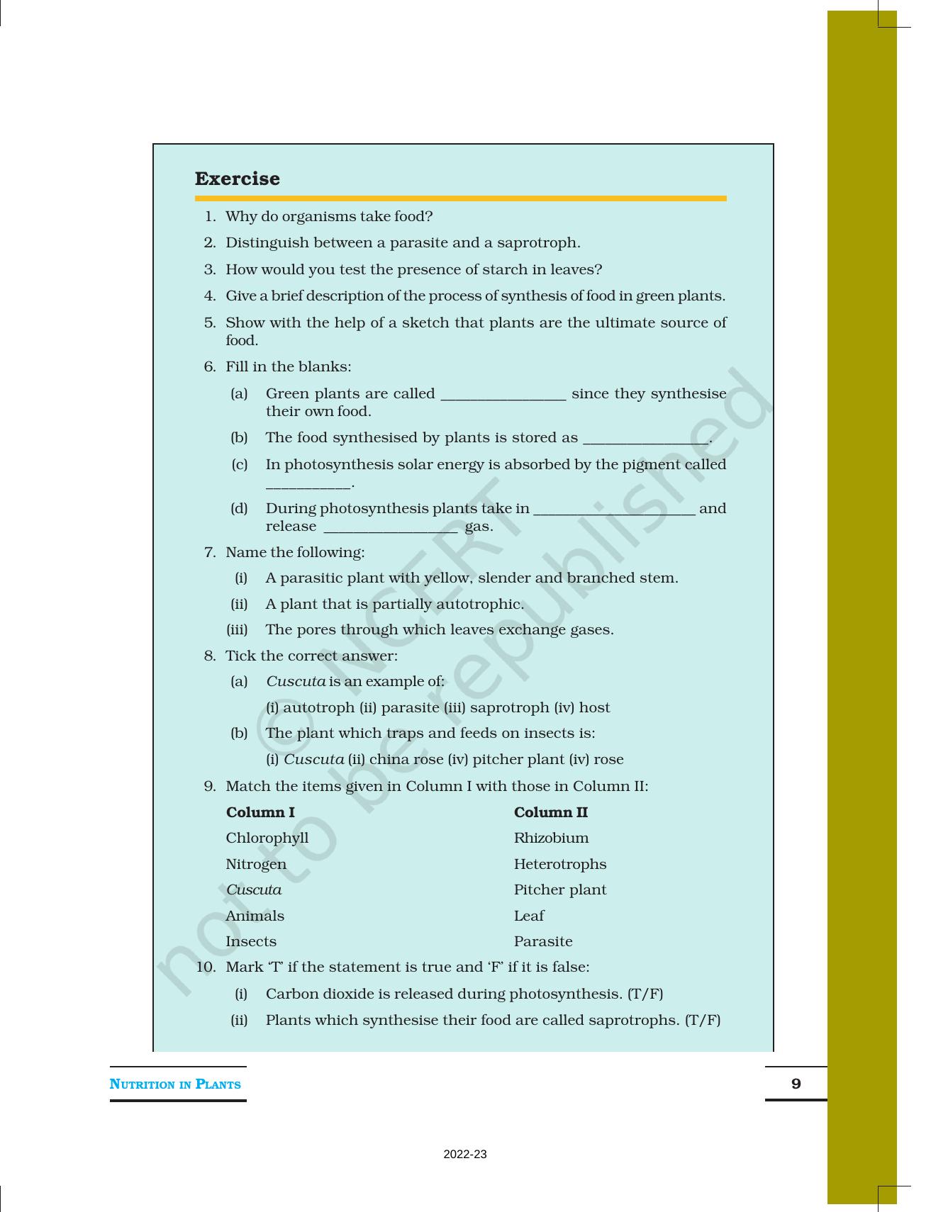 NCERT Book for Class 7 Science: Chapter 1-Nutrition in Plants - Page 9