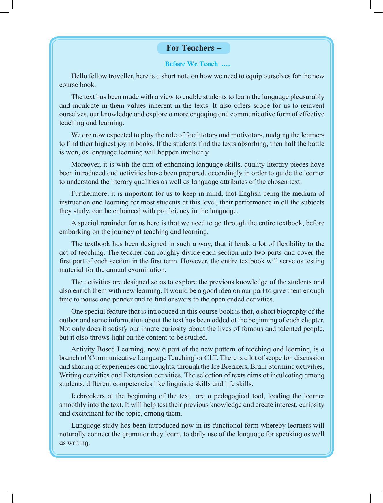 Maharashtra Board Class 11 English Textbook - Page 8