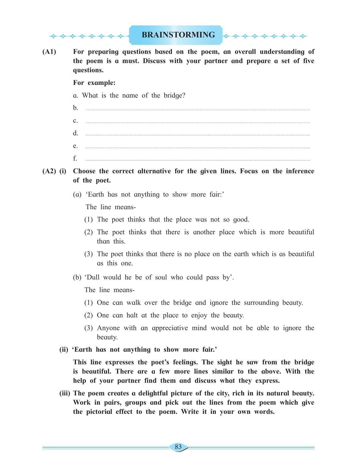 Maharashtra Board Class 11 English Textbook - Page 97