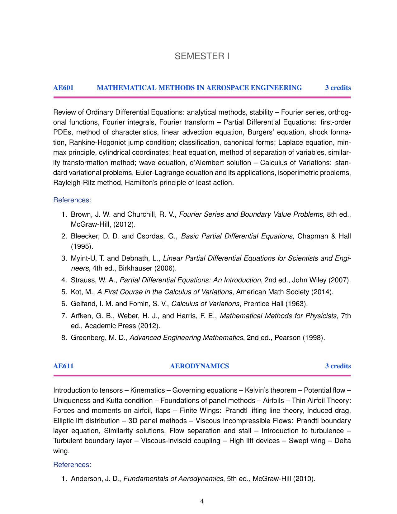 M.Tech in Aerodynamics and Flight Mechanics IIST ,Thiruvananthapuram - Page 4