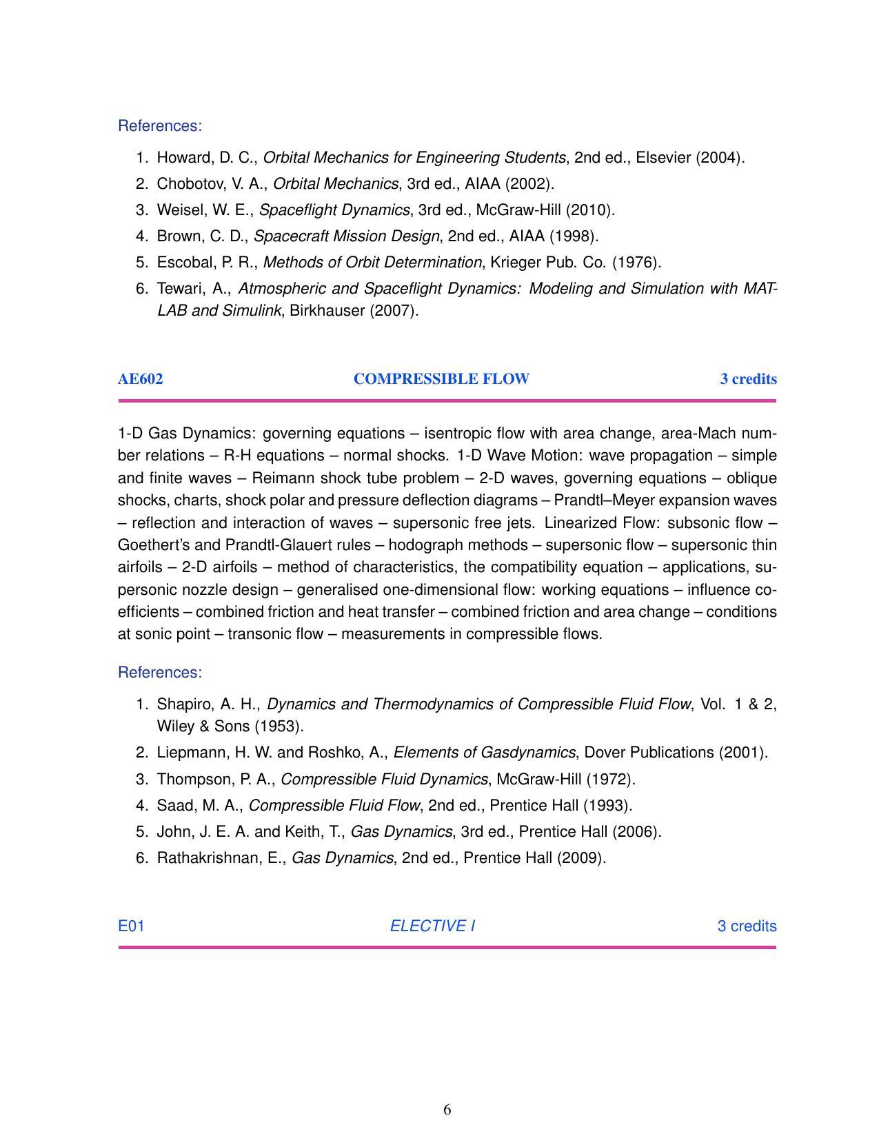 M.Tech in Aerodynamics and Flight Mechanics IIST ,Thiruvananthapuram - Page 6