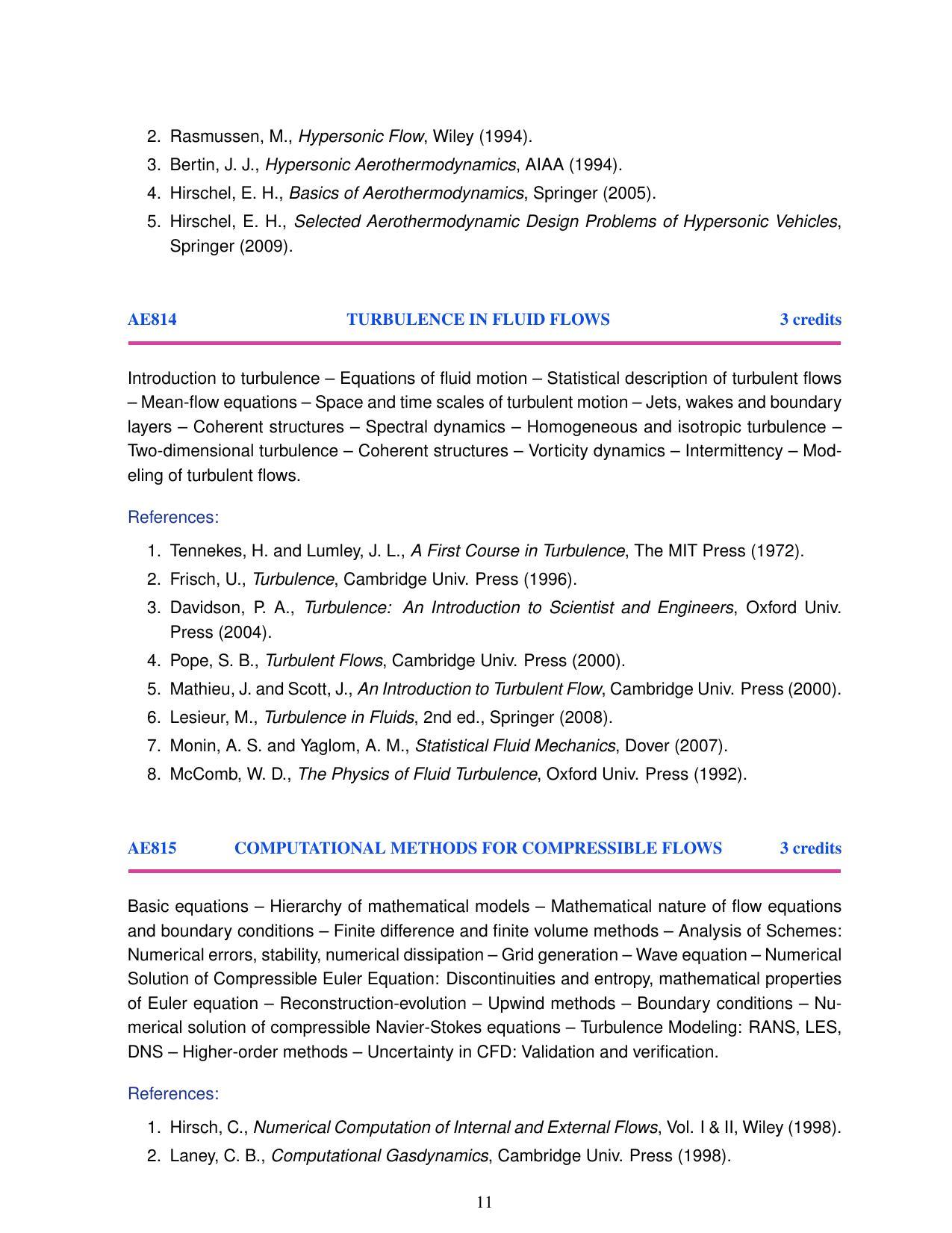 M.Tech in Aerodynamics and Flight Mechanics IIST ,Thiruvananthapuram - Page 11