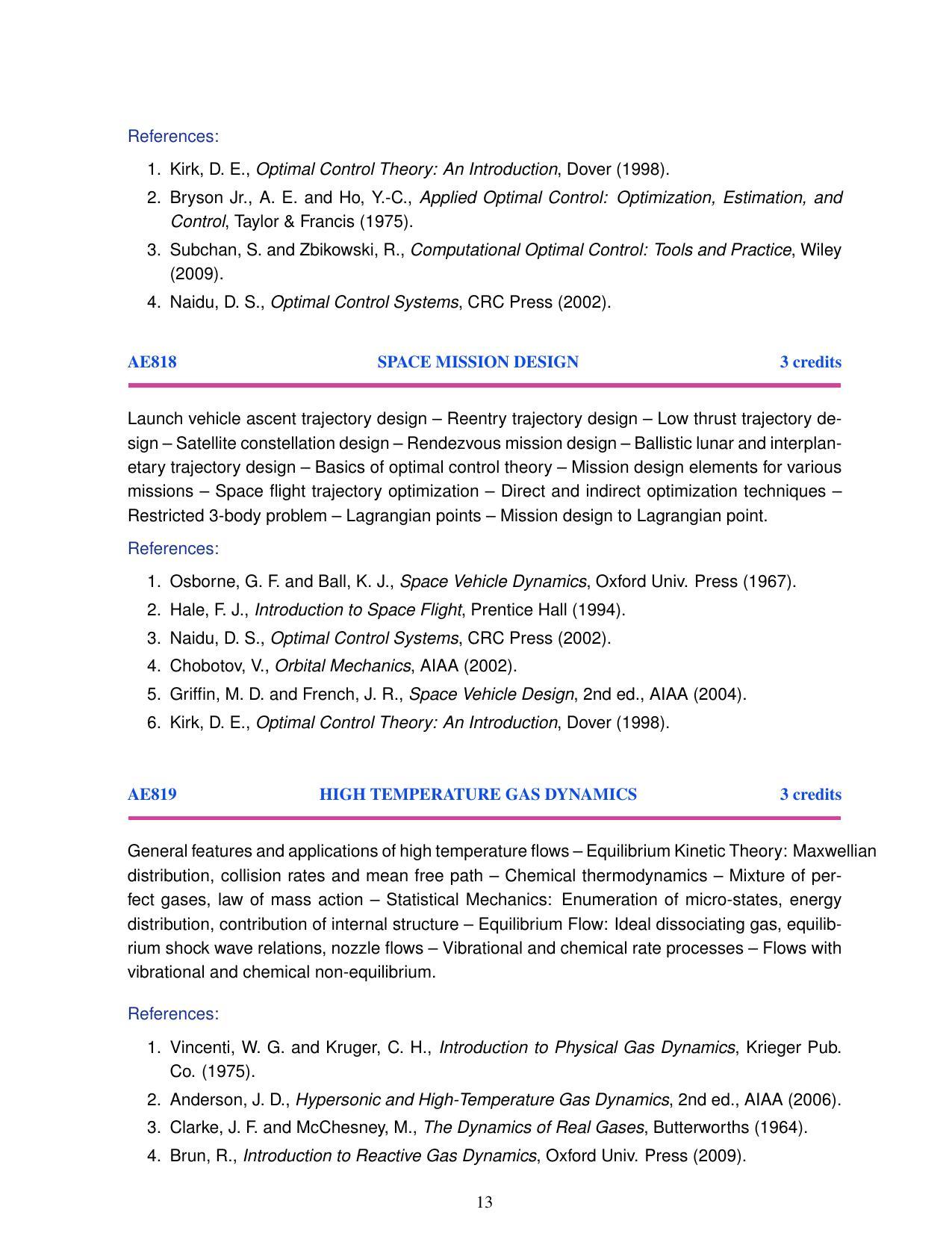 M.Tech in Aerodynamics and Flight Mechanics IIST ,Thiruvananthapuram - Page 13