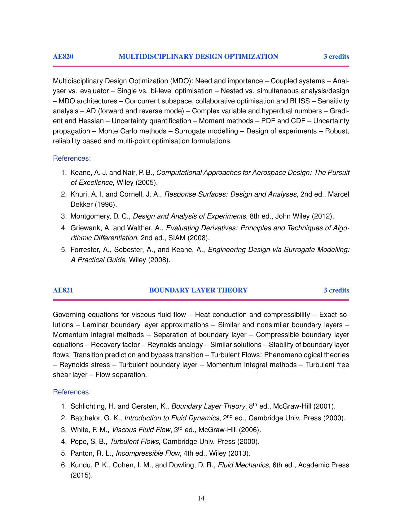 M.Tech in Aerodynamics and Flight Mechanics IIST ,Thiruvananthapuram - Page 14