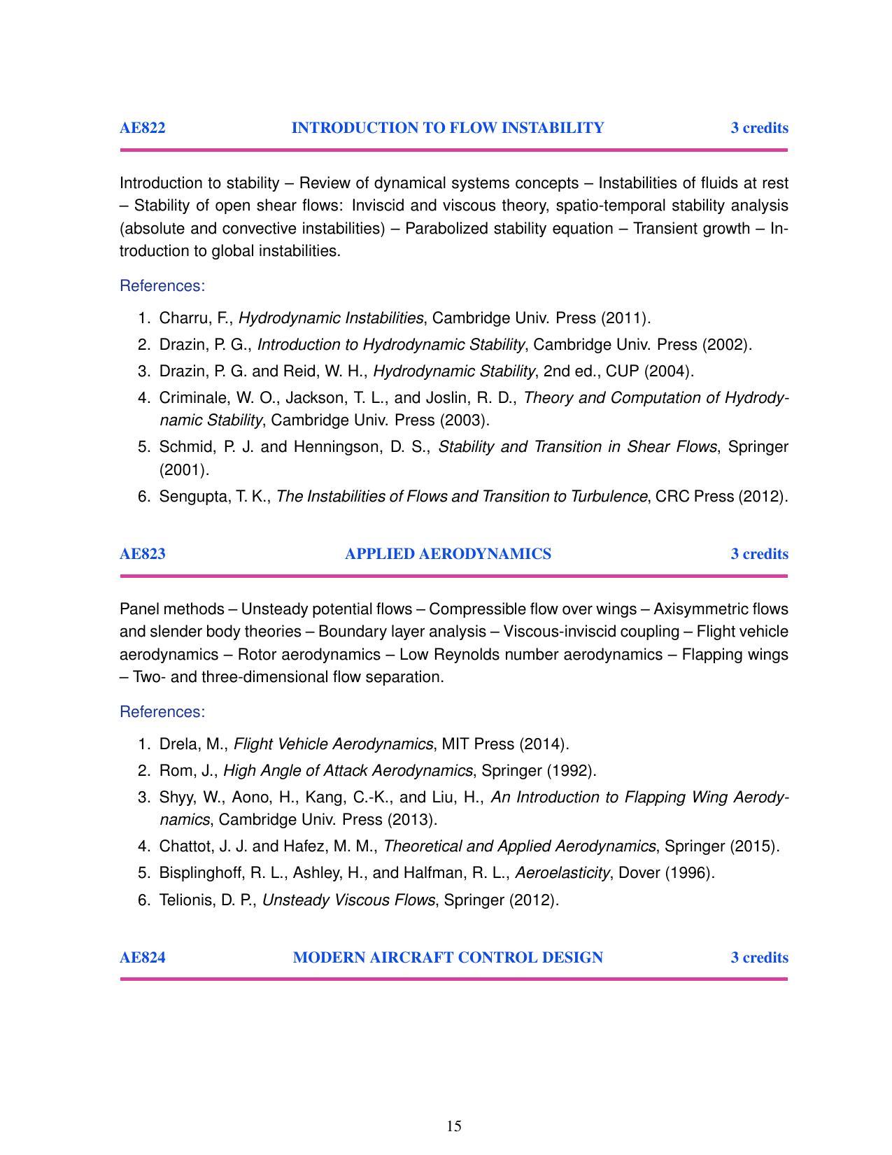 M.Tech in Aerodynamics and Flight Mechanics IIST ,Thiruvananthapuram - Page 15