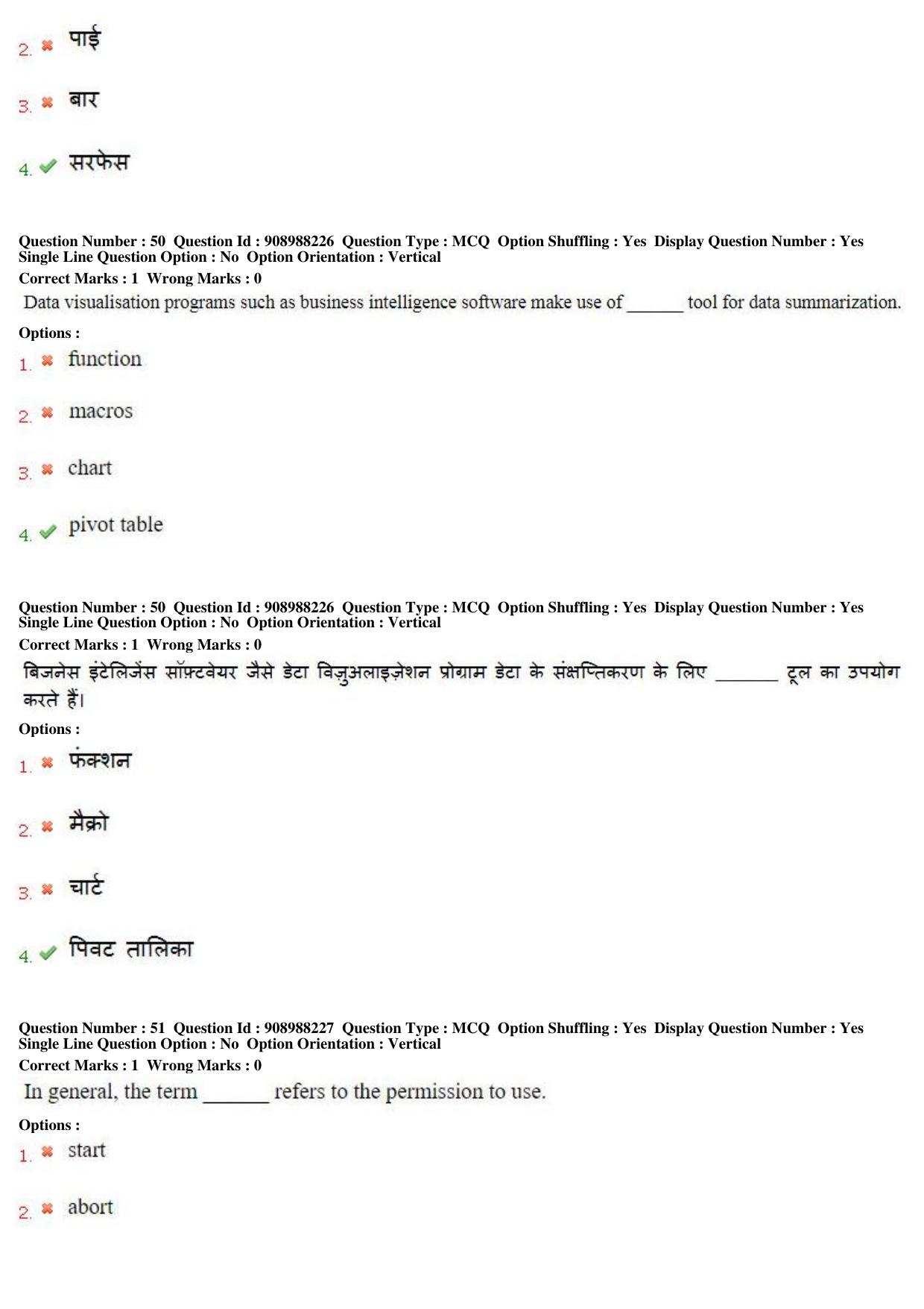 MP CPCT 28th Oct 2018 CPCT Question Paper Shift 1 - Page 33