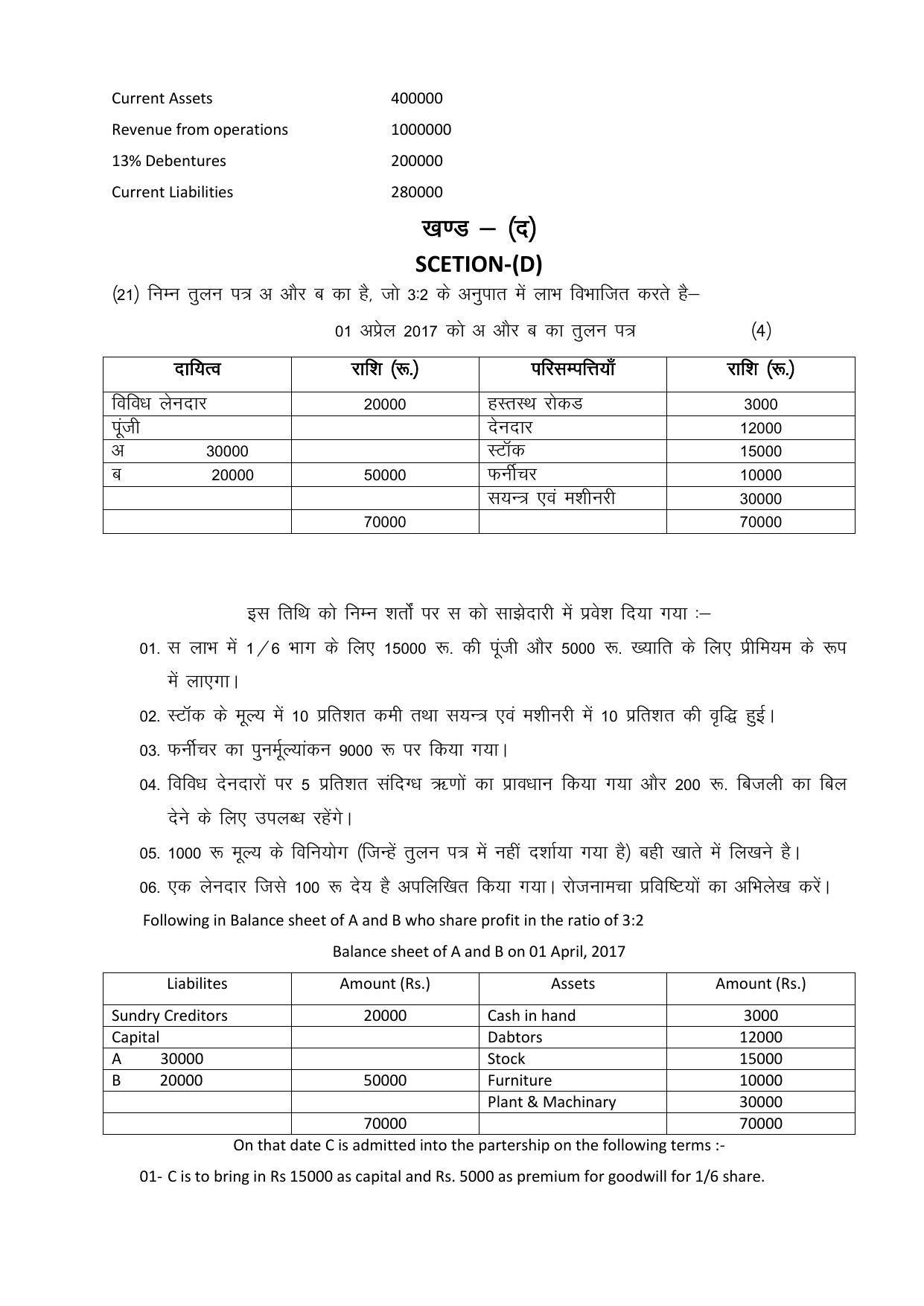 RBSE 12th Model Paper 2022 - Page 221