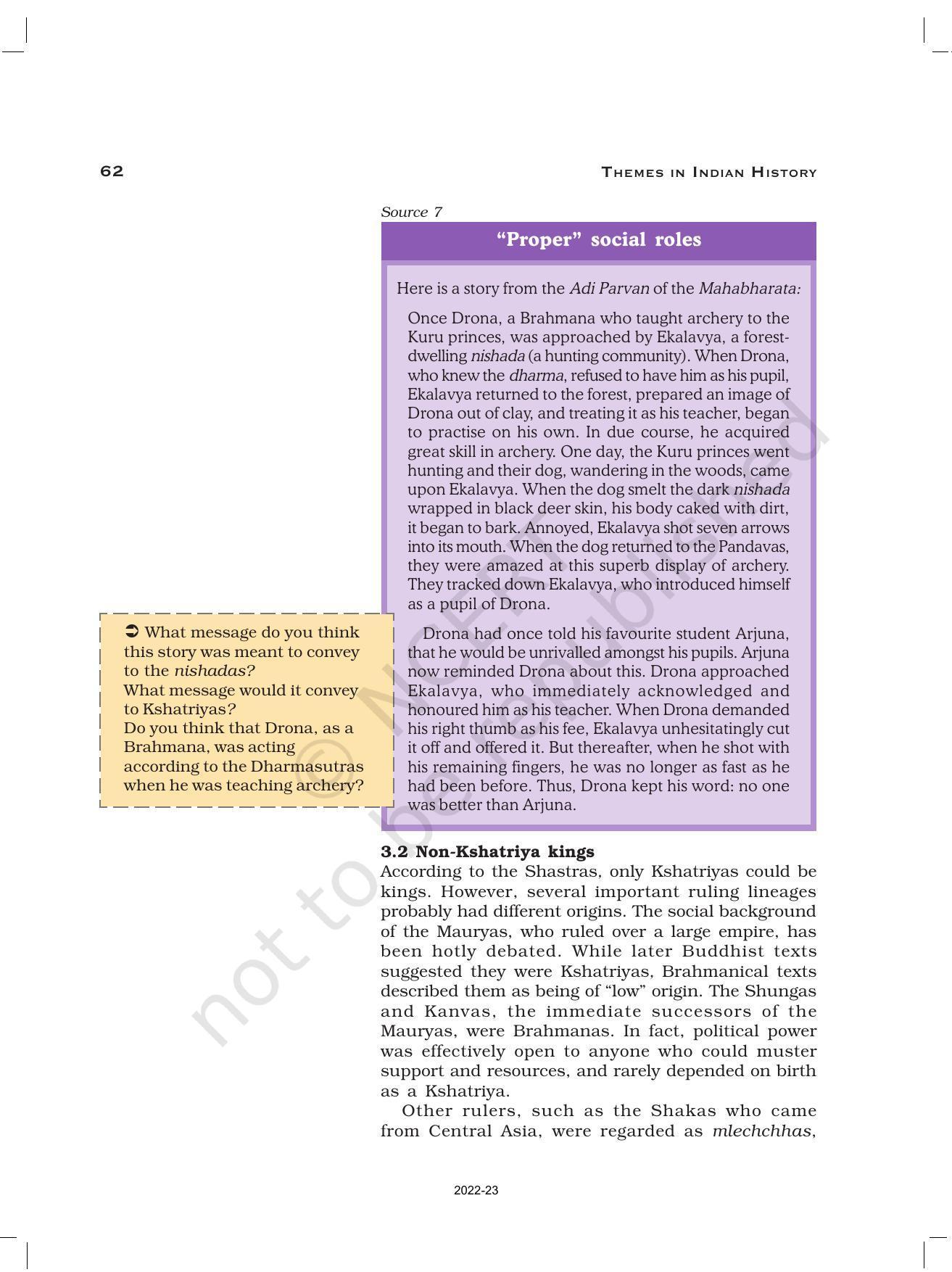 NCERT Book for Class 12 History (Part-1) Chapter 3 Kinship, caste, and Class - Page 10