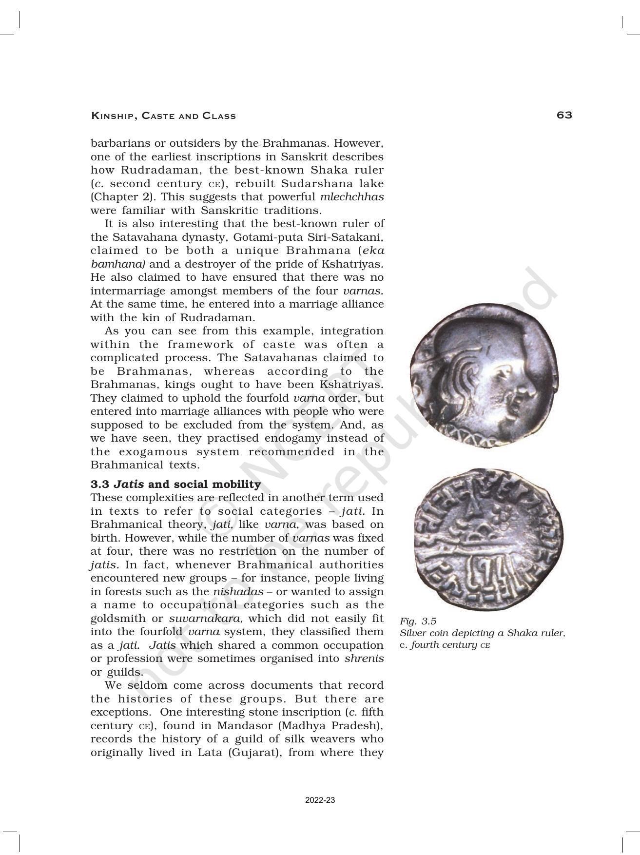 NCERT Book for Class 12 History (Part-1) Chapter 3 Kinship, caste, and Class - Page 11