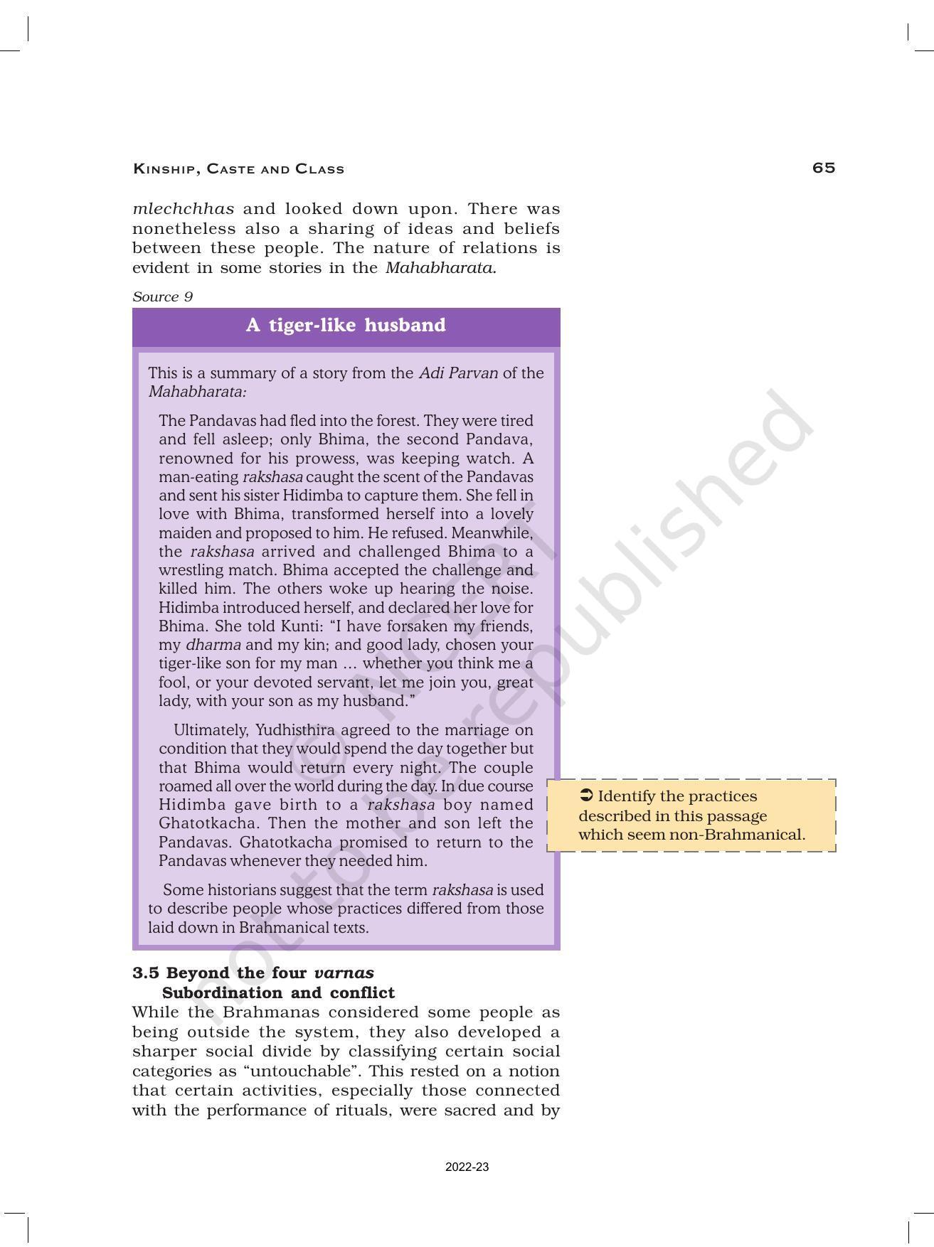 NCERT Book for Class 12 History (Part-1) Chapter 3 Kinship, caste, and Class - Page 13