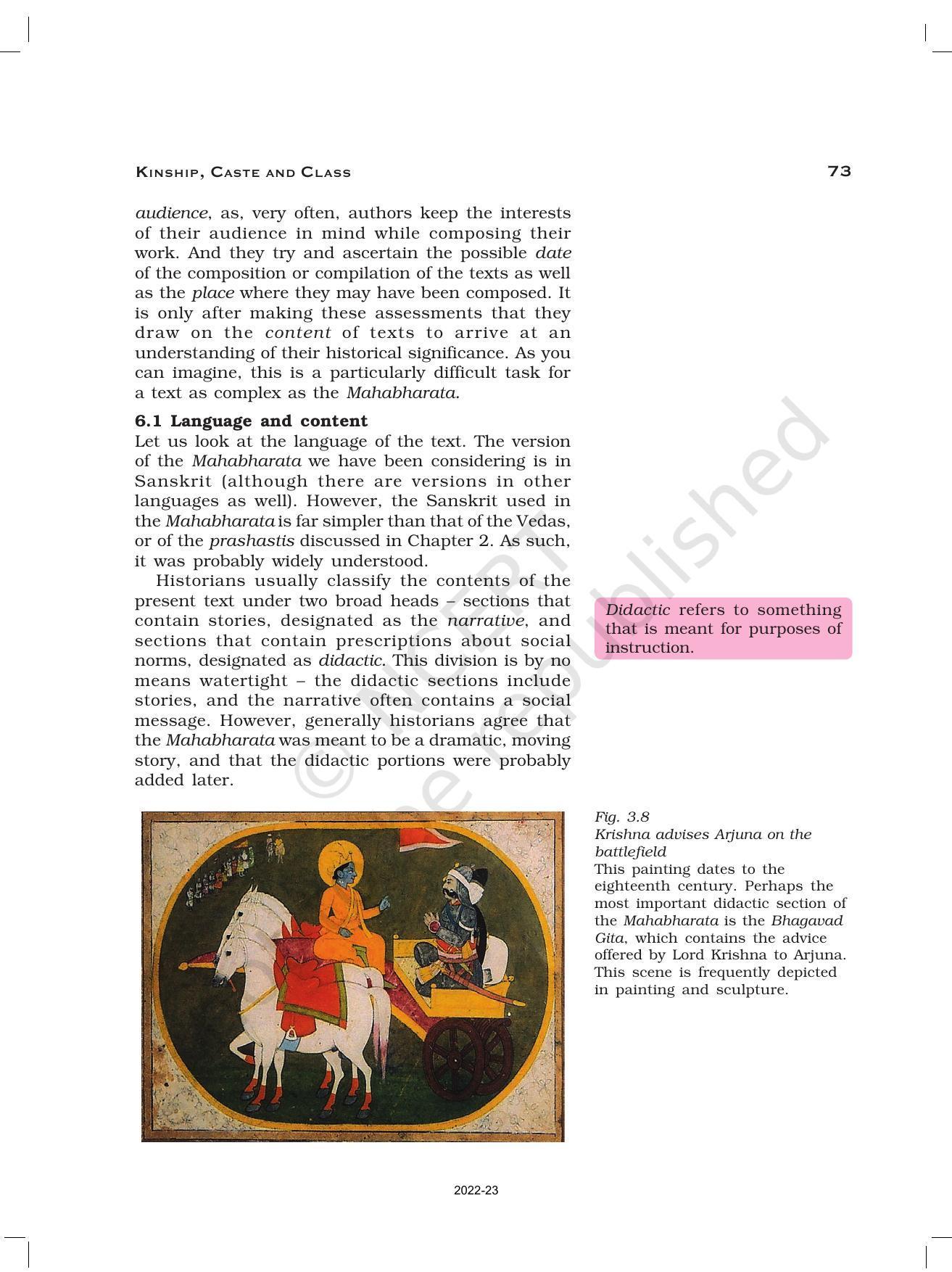 NCERT Book for Class 12 History (Part-1) Chapter 3 Kinship, caste, and Class - Page 21