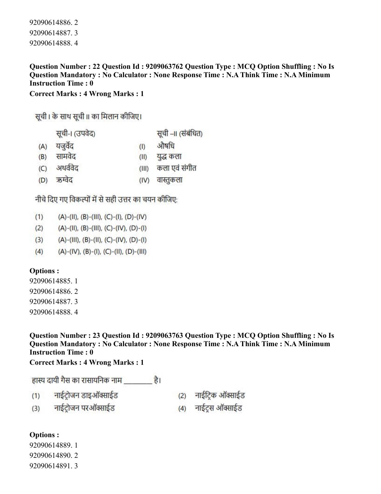 CUET PG 2023: LAQP38 – Urdu Journalism (Hindi)-Shift 3 (06-06-2023) Question Paper - Page 31
