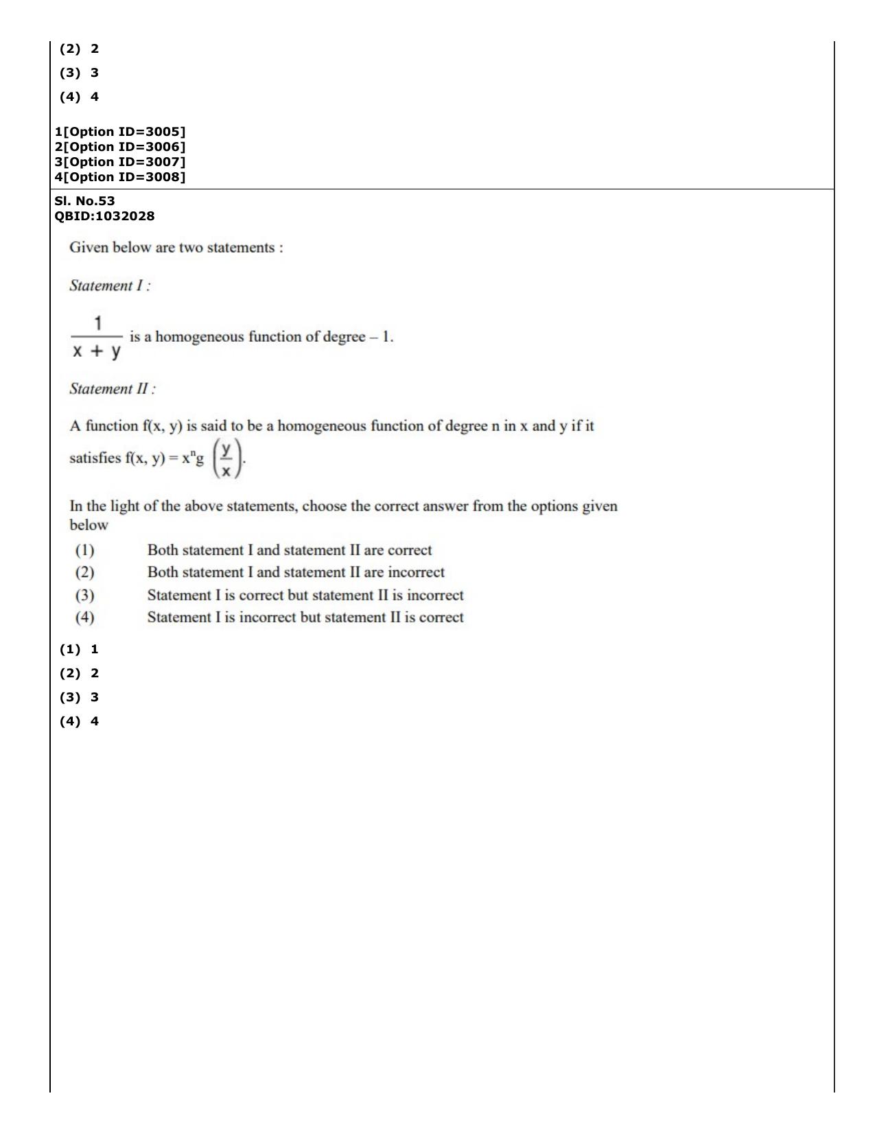 CUET (PG) 2022: PGQP-27 Mathematics (01-09-2022) Question Paper - Page 43