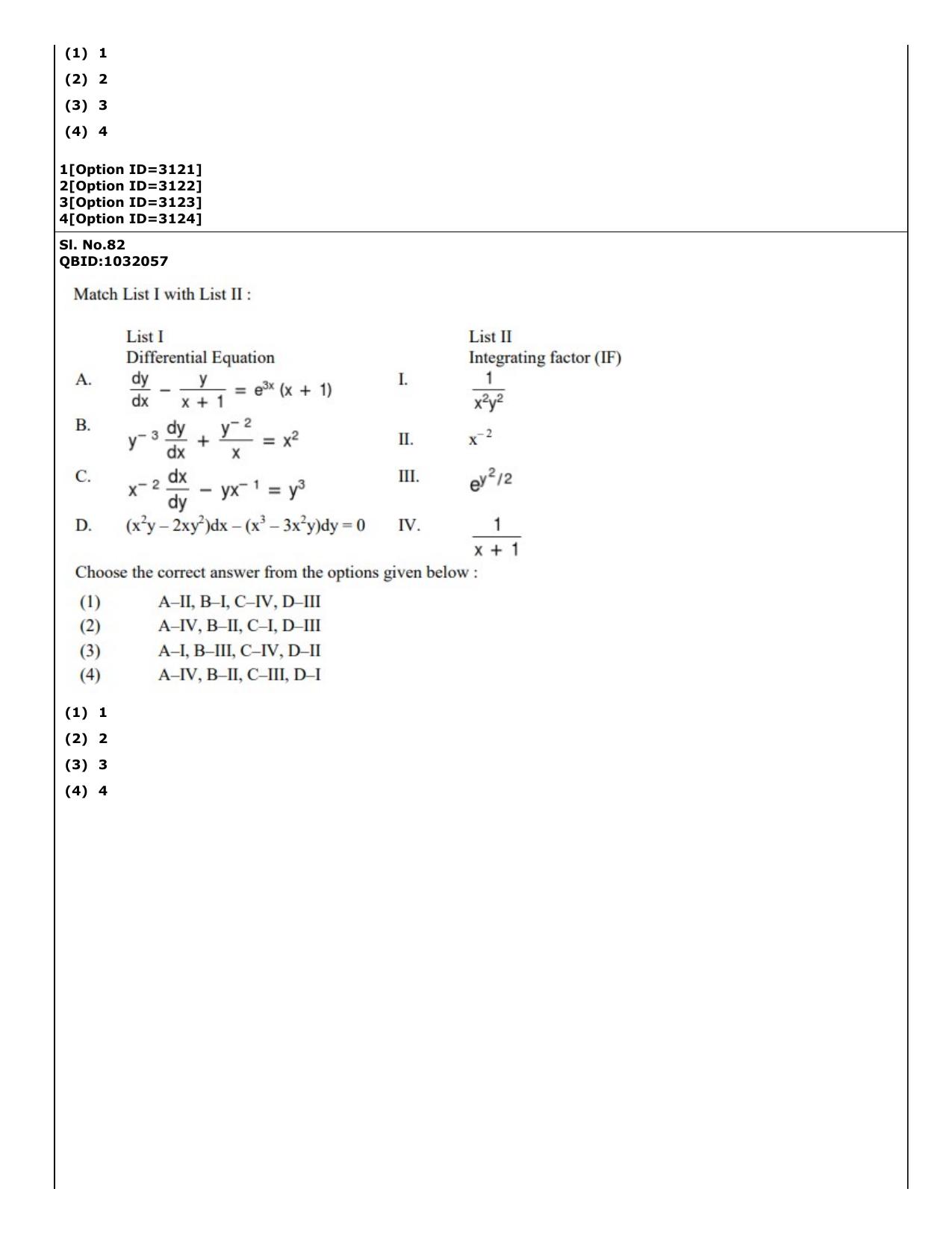 CUET (PG) 2022: PGQP-27 Mathematics (01-09-2022) Question Paper - Page 69