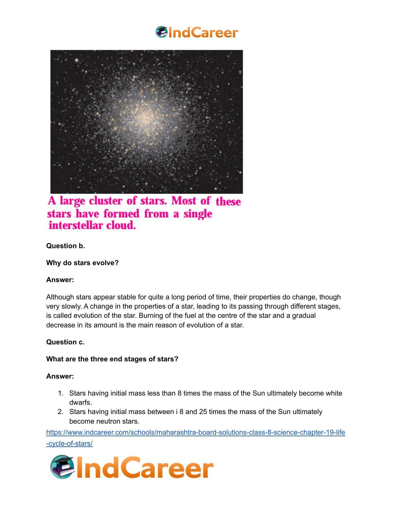 Maharashtra Board Solutions Class 8-Science: Chapter 19- Life Cycle of Stars - Page 8