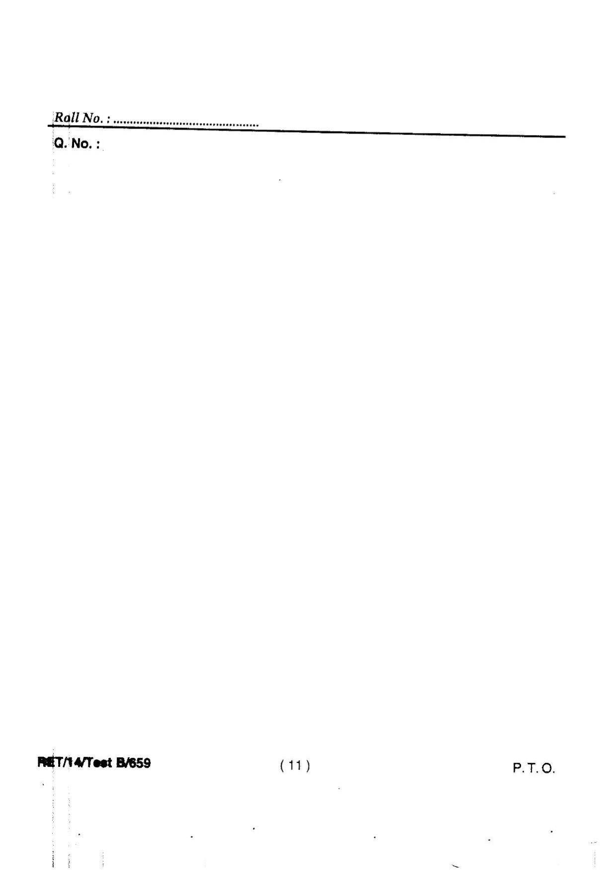 BHU RET Psychiatry 2014 Question Paper - Page 13