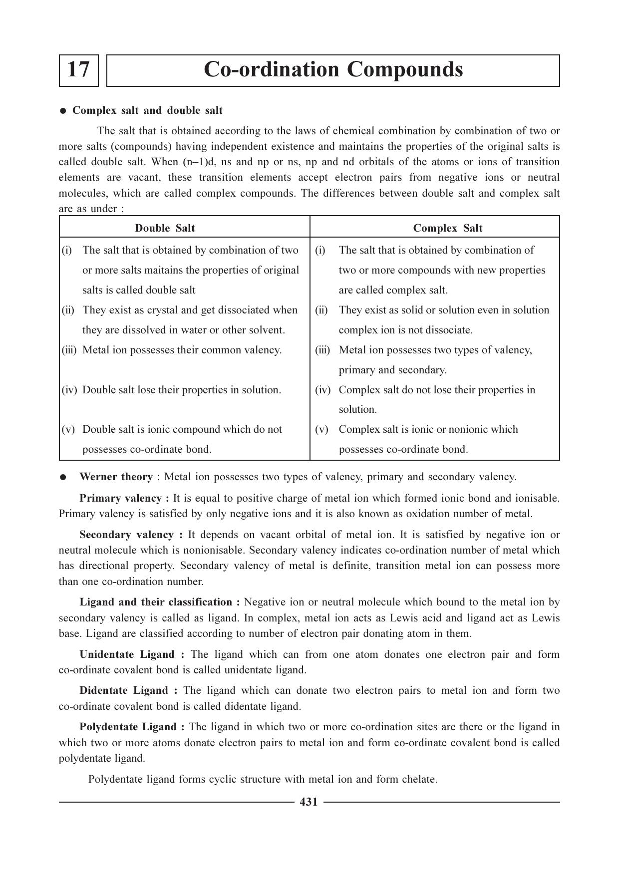GSEB HSC Chemistry Question Paper (English Medium)- Chapter 17 - Page 1