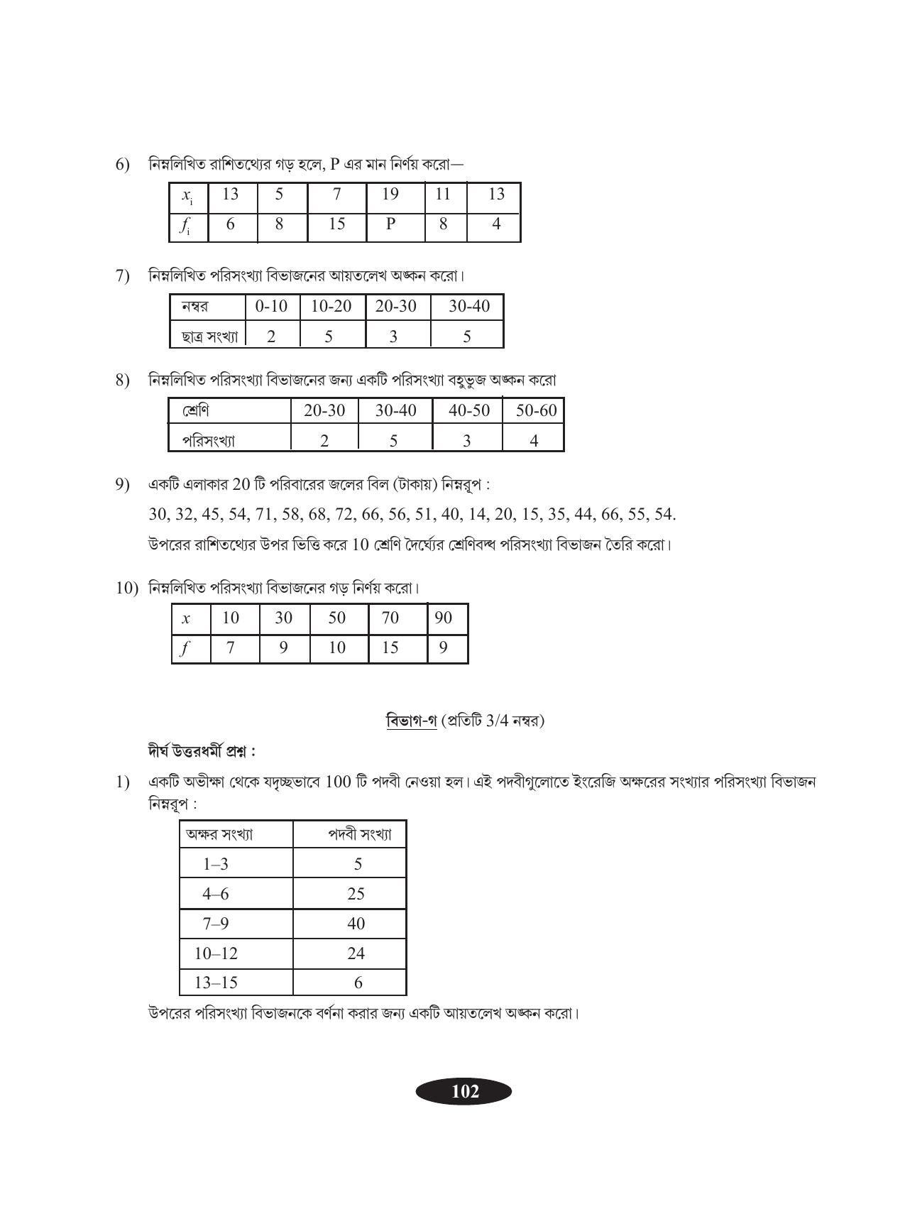 Tripura Board Class 9 Math Bengali Version Workbooks - Page 106