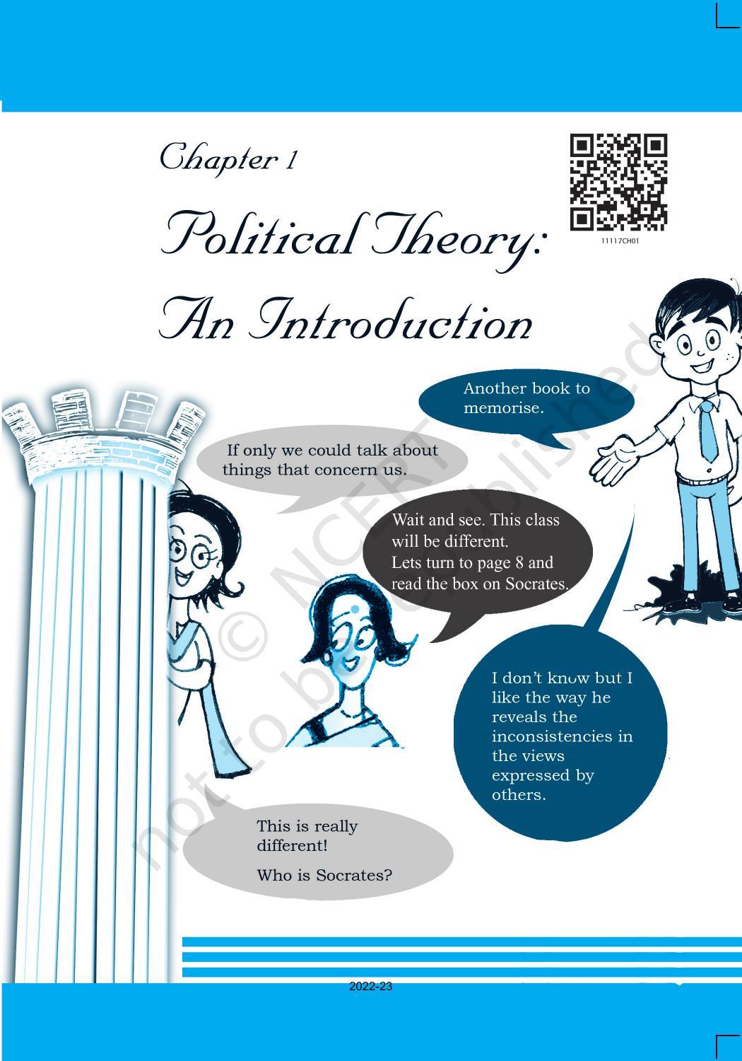 Ncert Book For Class 11 Political Science Chapter 1 Political