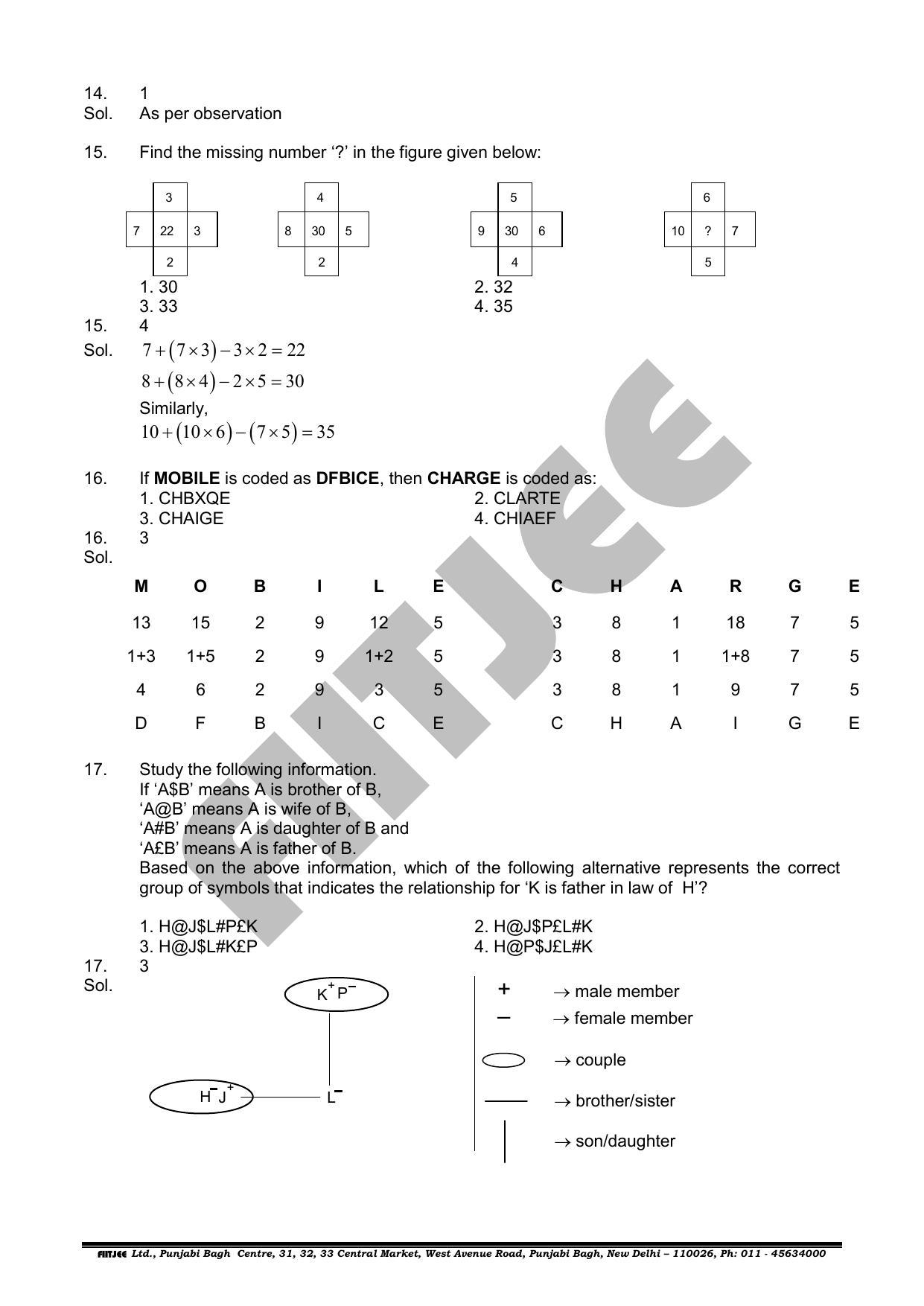 NTSE 2019 (Stage II) MAT Question Paper with Solution (June 16, 2019) - Page 7