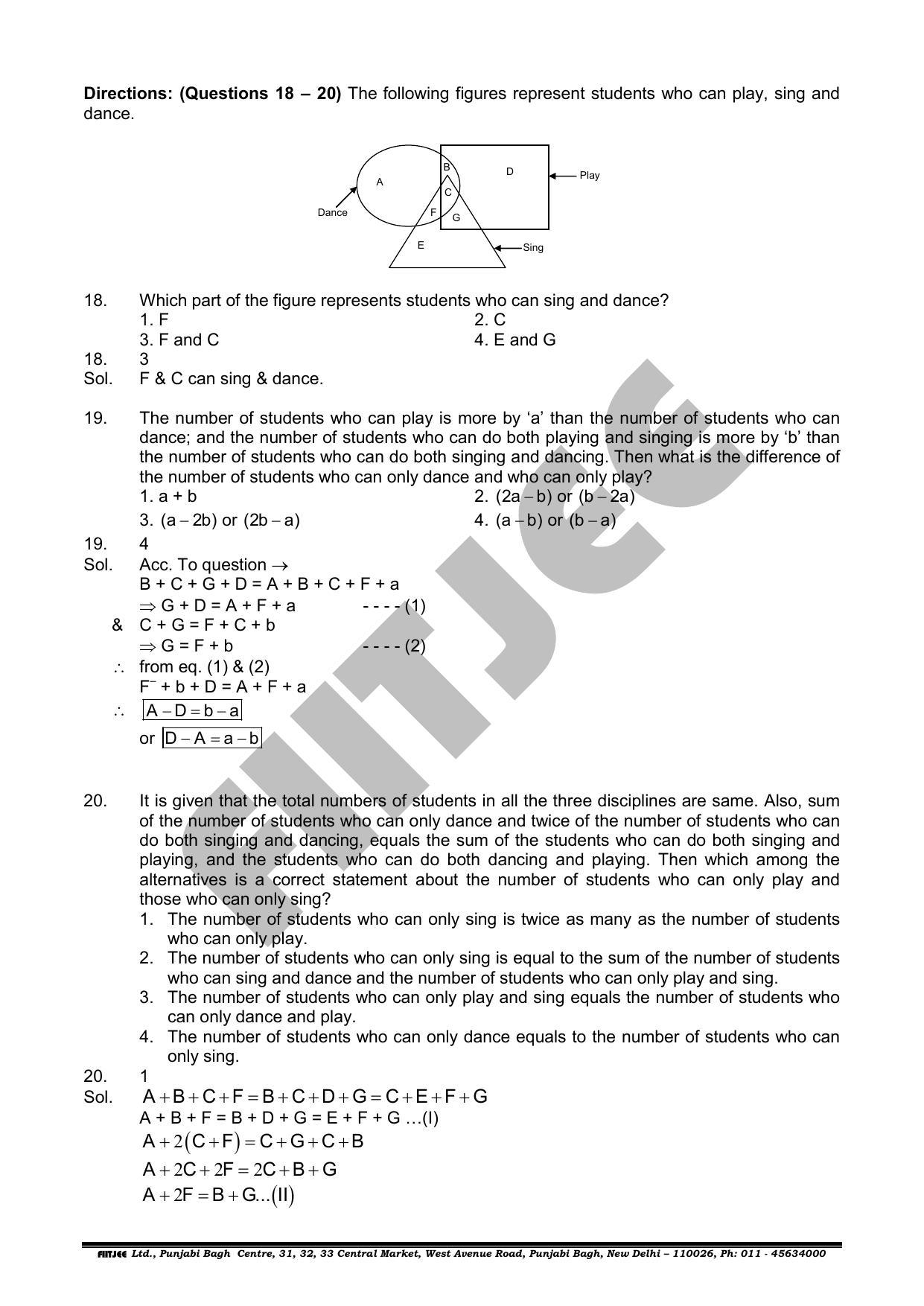 NTSE 2019 (Stage II) MAT Question Paper with Solution (June 16, 2019) - Page 8