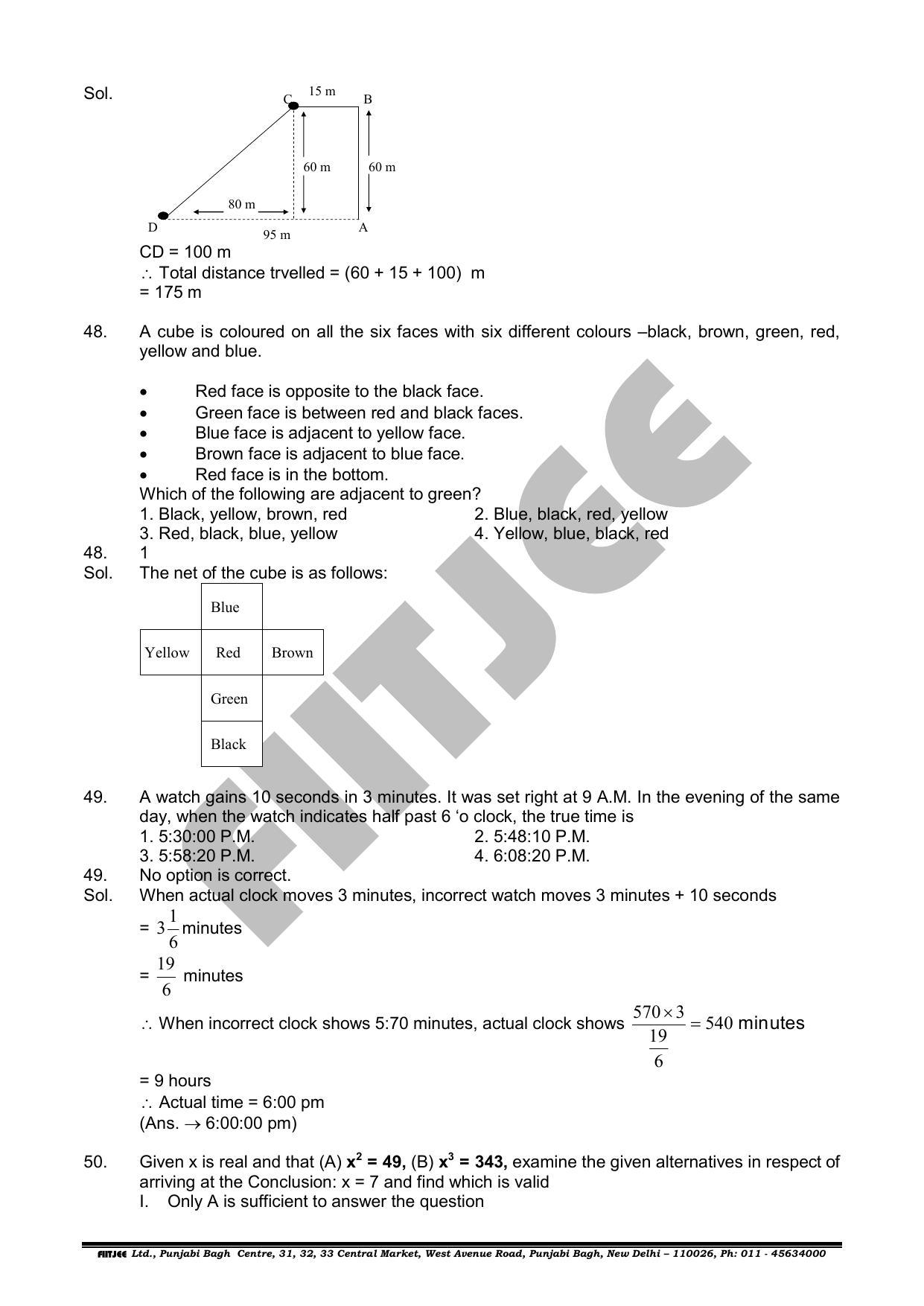 NTSE 2019 (Stage II) MAT Question Paper with Solution (June 16, 2019) - Page 16