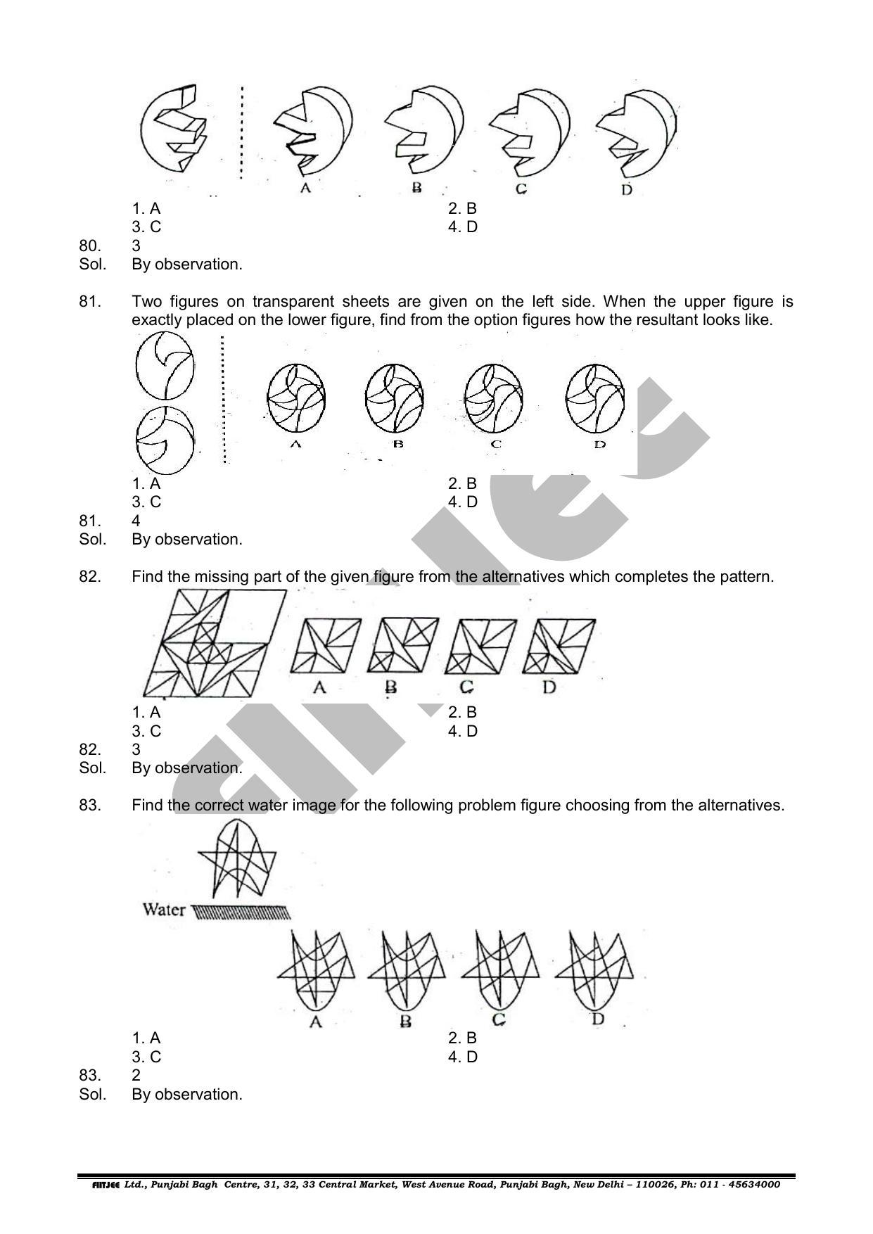 NTSE 2019 (Stage II) MAT Question Paper with Solution (June 16, 2019) - Page 26