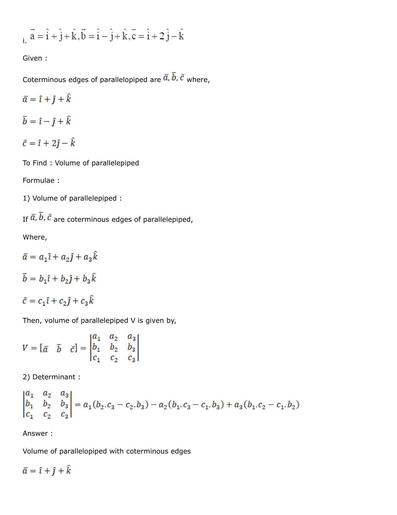 Chapter 25: Product of Three Vectors Solutions: RS Aggarwal Class 12 Solutions  - Page 9