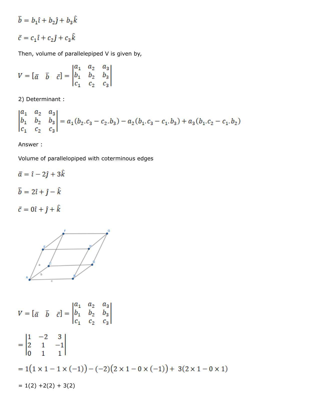Chapter 25: Product of Three Vectors Solutions: RS Aggarwal Class 12 Solutions  - Page 13