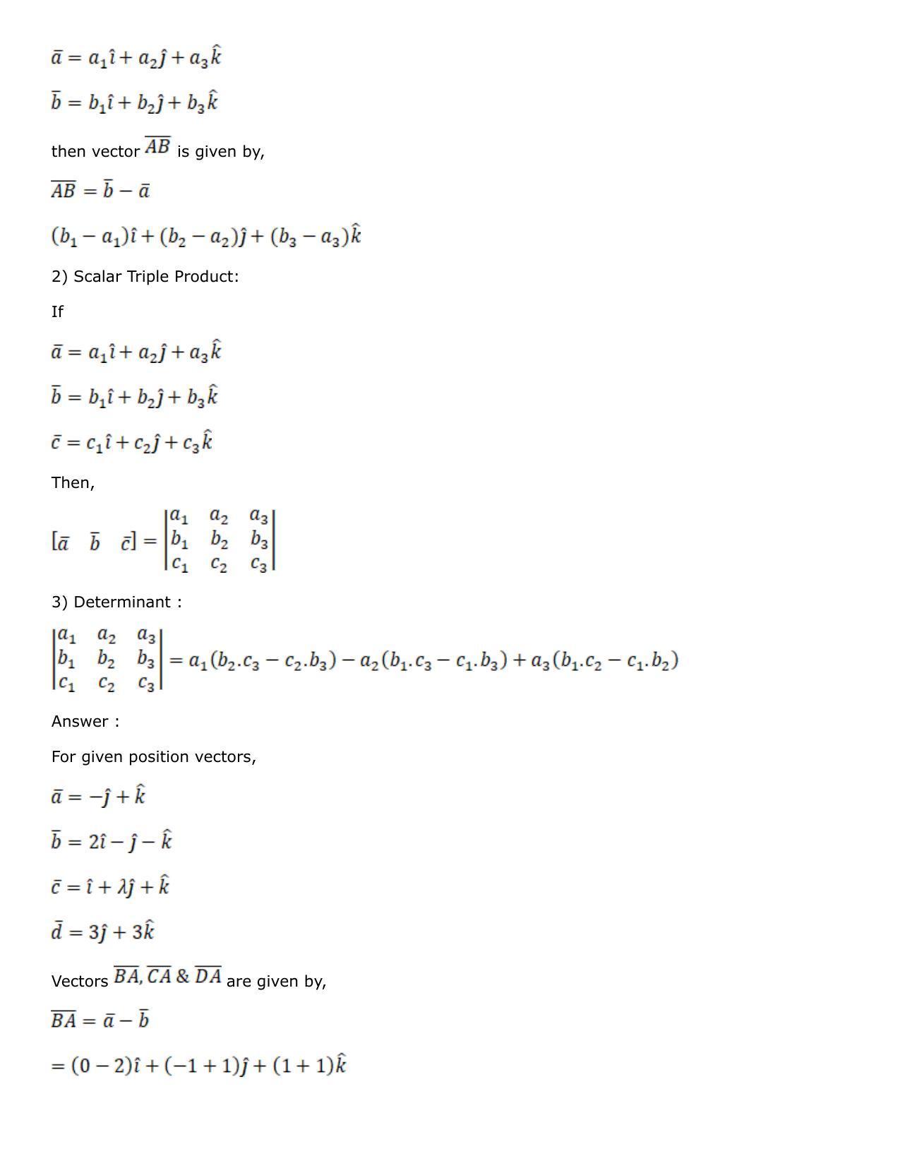 Chapter 25: Product of Three Vectors Solutions: RS Aggarwal Class 12 Solutions  - Page 39