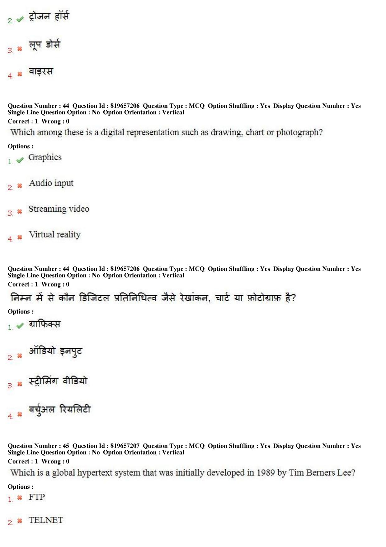 MP CPCT 04th August 2018 Hindi Typing Question Paper Shift 1 - Page 29