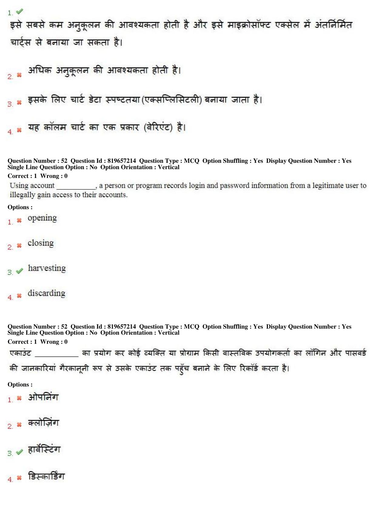 MP CPCT 04th August 2018 Hindi Typing Question Paper Shift 1 - Page 34