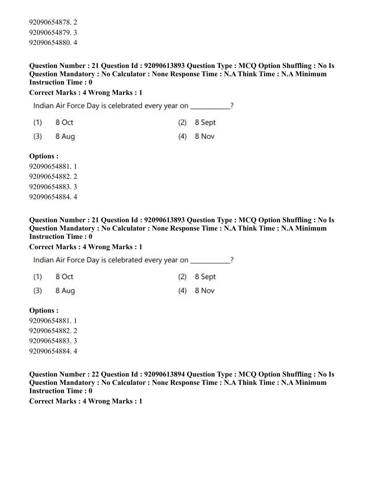 CUET PG 2023: HUQP08 – Geography(Eng)-Shift 2 (12-06-2023) Question Paper - Page 22