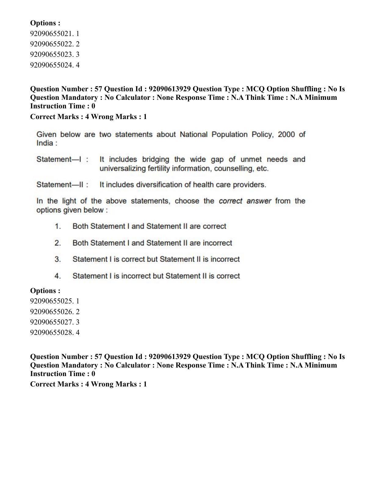 CUET PG 2023: HUQP08 – Geography(Eng)-Shift 2 (12-06-2023) Question Paper - Page 63