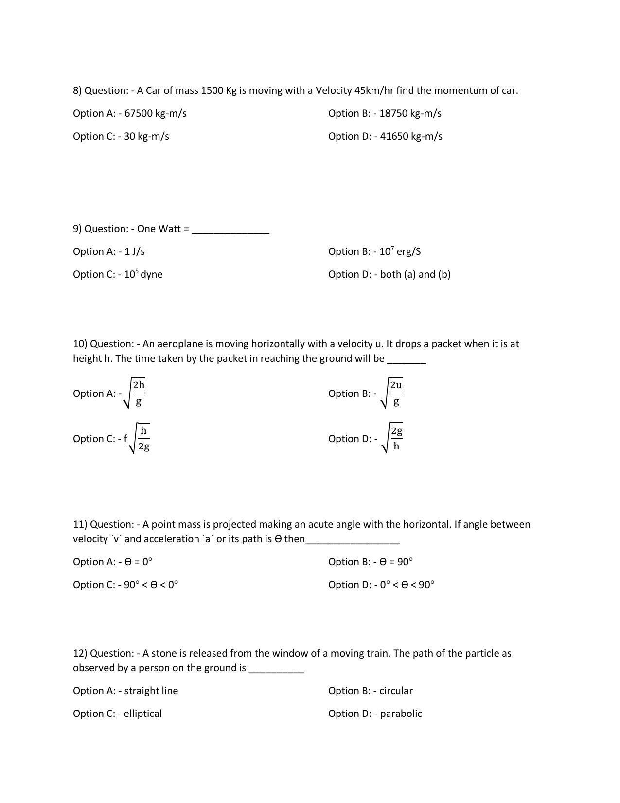 MSBTE Summer Question Paper 2019 - Applied Science Physics and Chemistry - Page 3