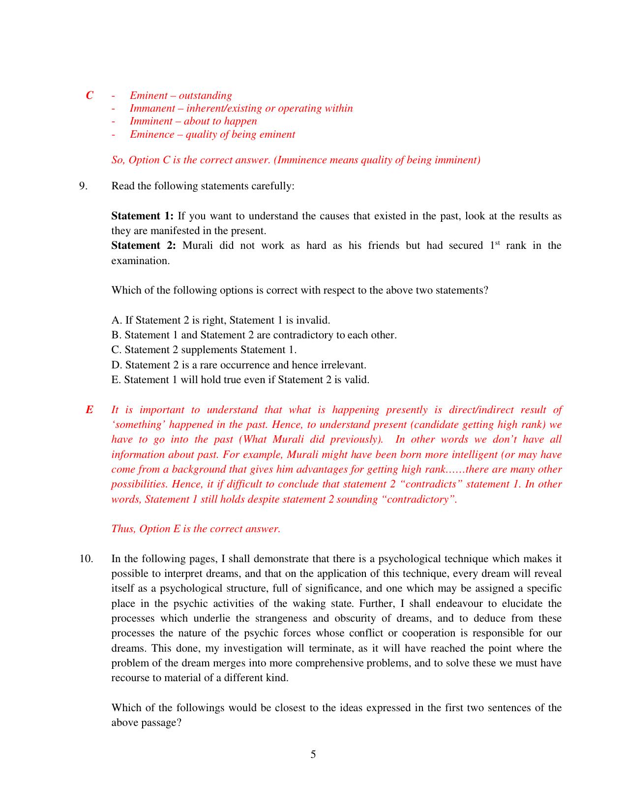 XAT 2015 Set C Question Papers - Page 6