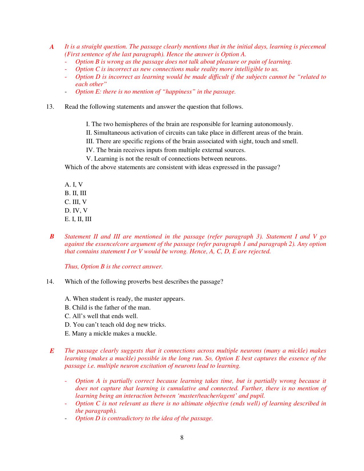 XAT 2015 Set C Question Papers - Page 9