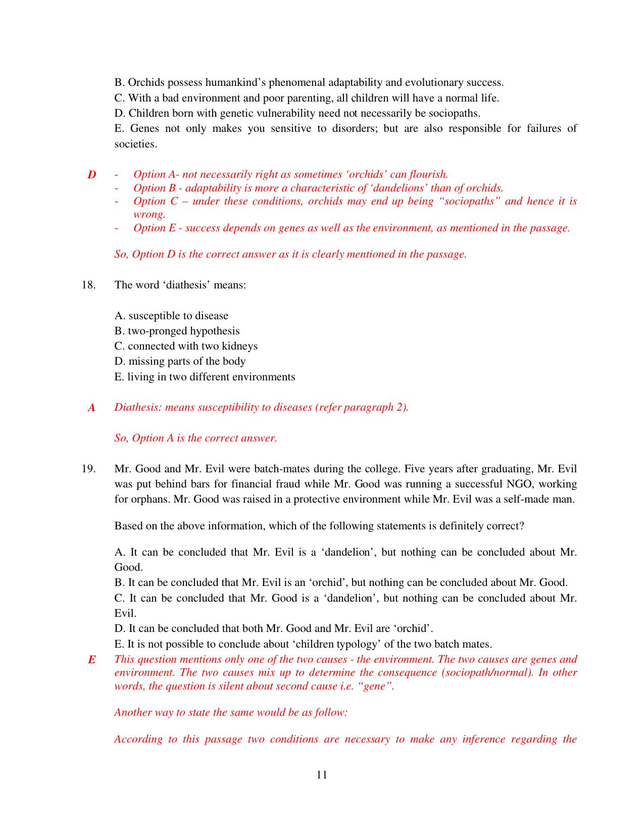 XAT 2015 Set C Question Papers - Page 12