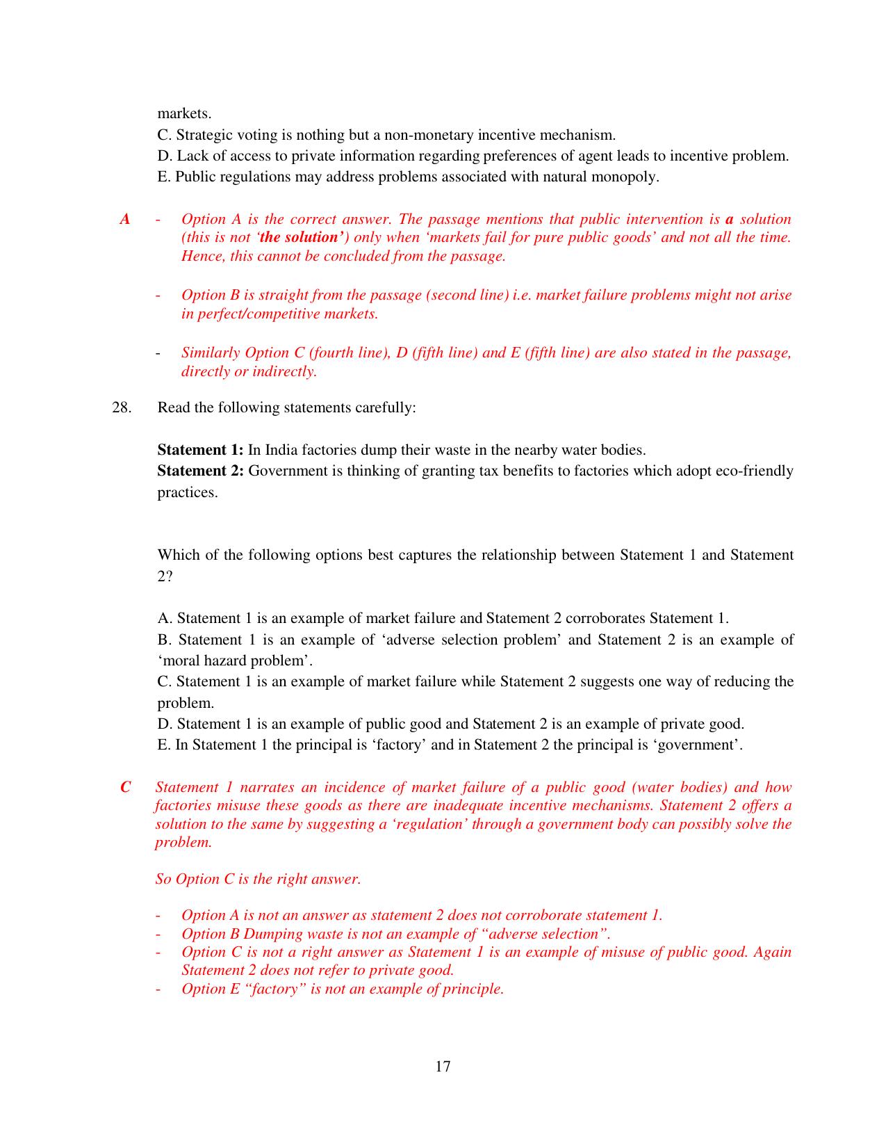 XAT 2015 Set C Question Papers - Page 18