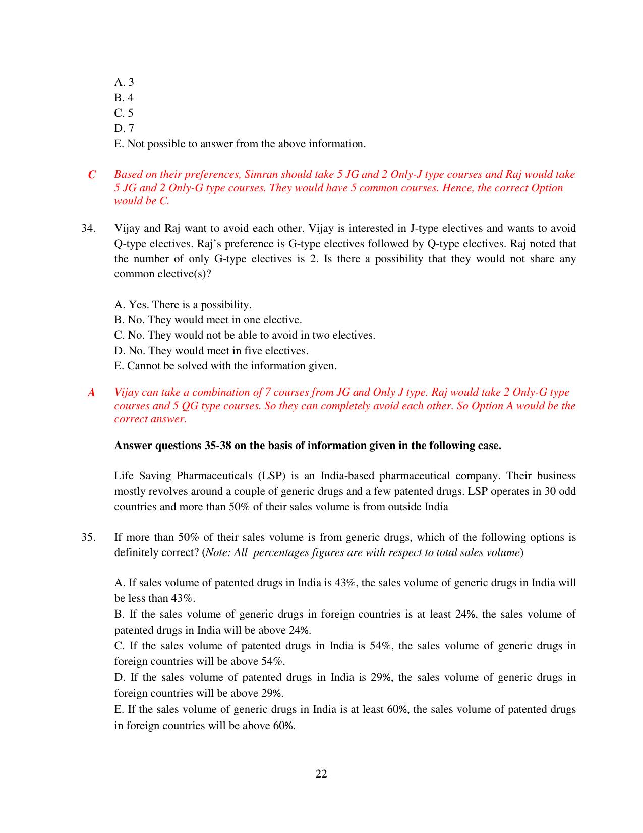 XAT 2015 Set C Question Papers - Page 23