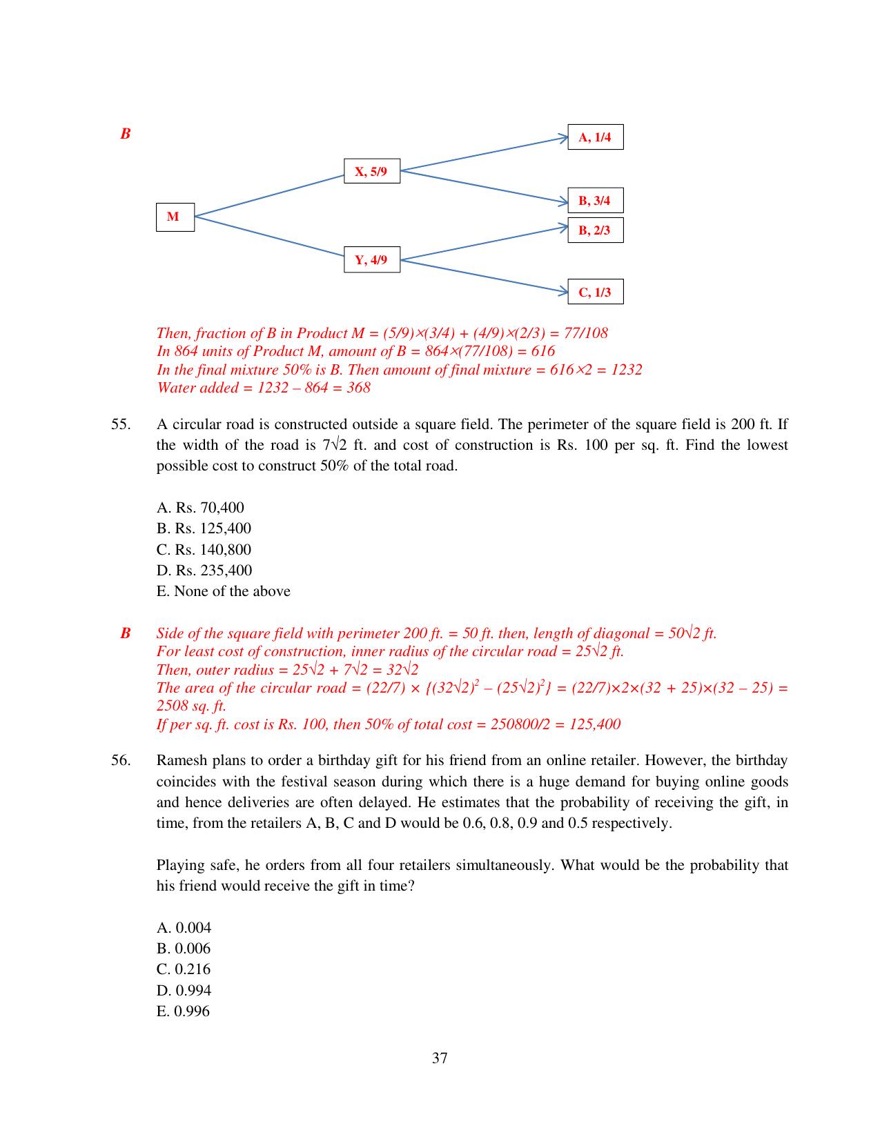 XAT 2015 Set C Question Papers - Page 38