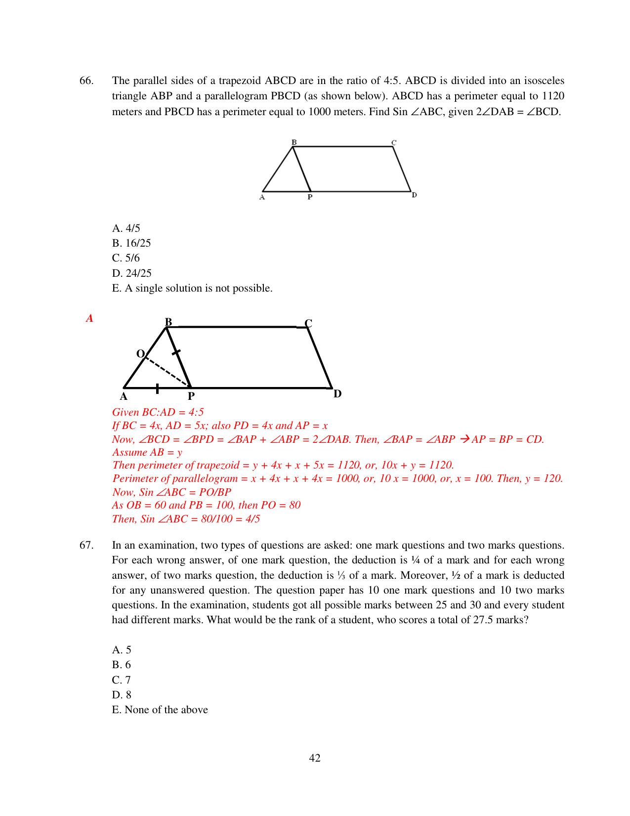 XAT 2015 Set C Question Papers - Page 43