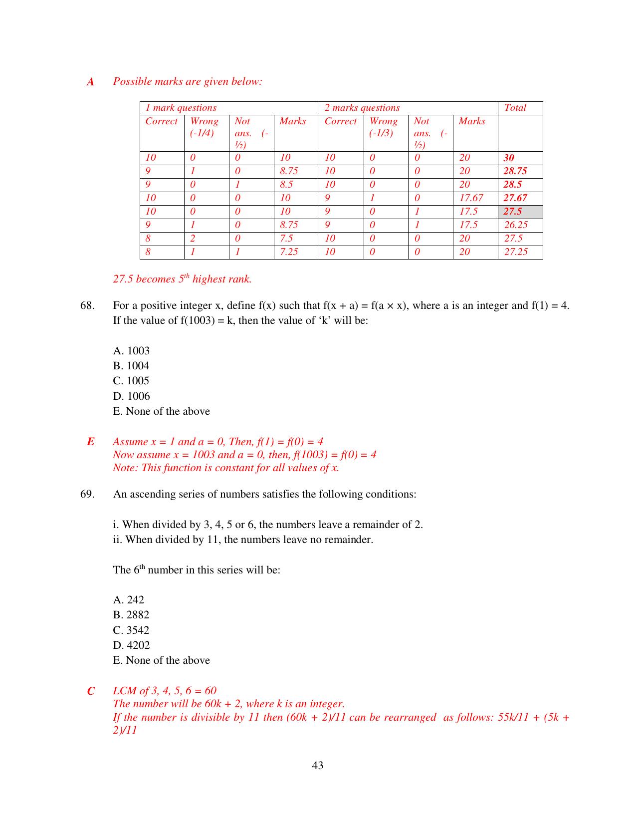 XAT 2015 Set C Question Papers - Page 44