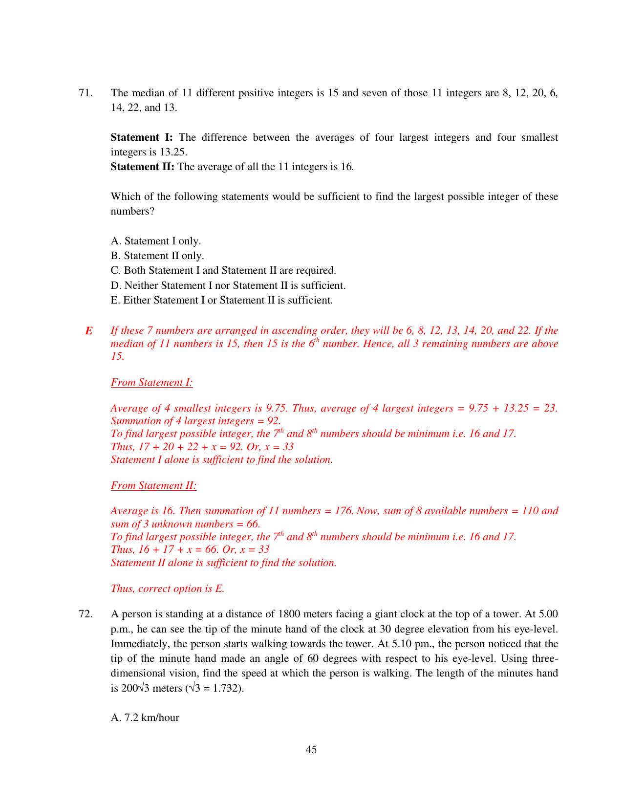 XAT 2015 Set C Question Papers - Page 46