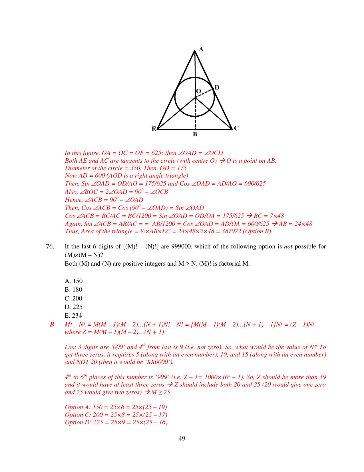 XAT 2015 Set C Question Papers - Page 50