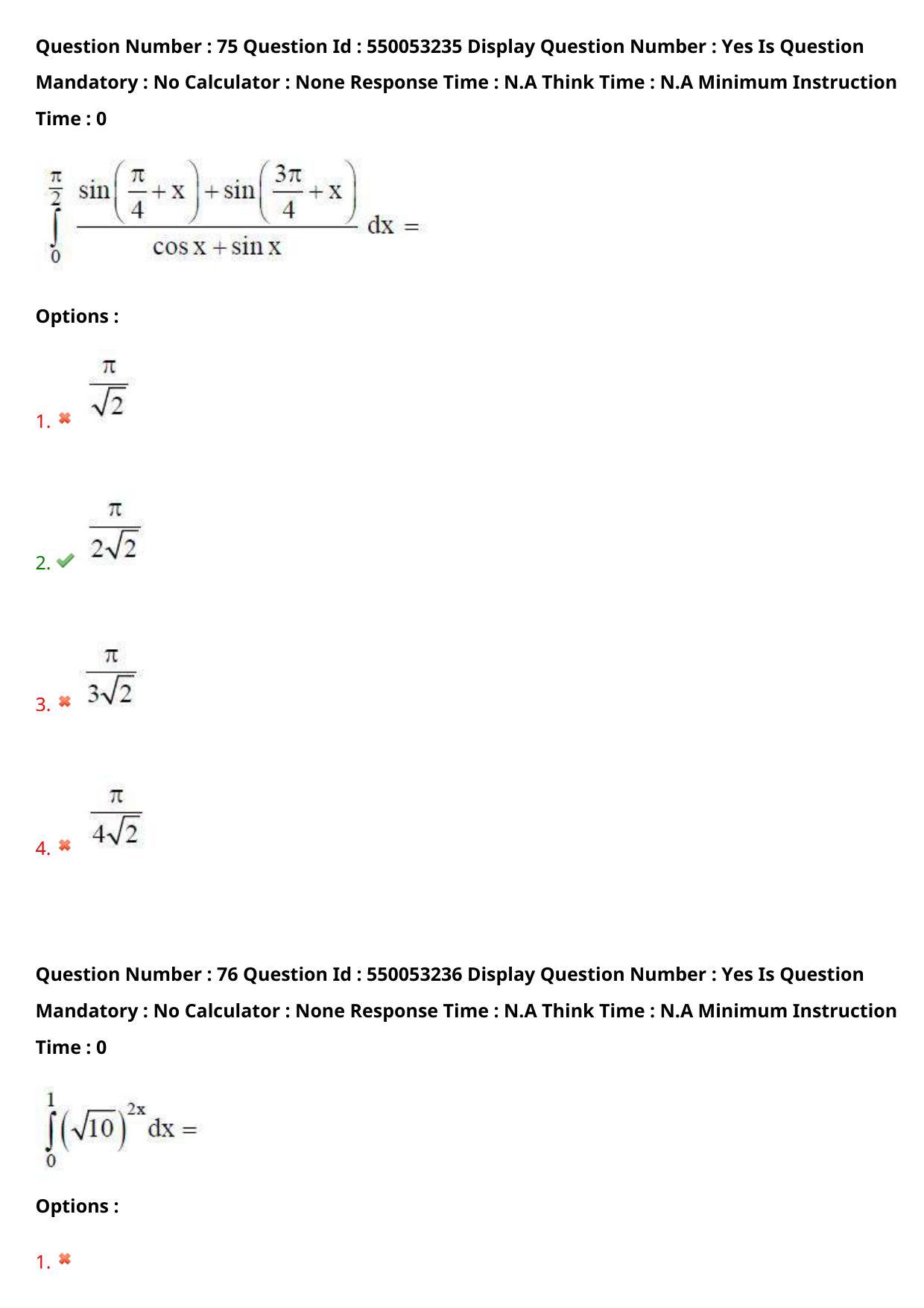 AP EAPCET 2023 - 15 May 2023 Afternoon- Master Engineering Question Paper With Preliminary Keys - Page 61