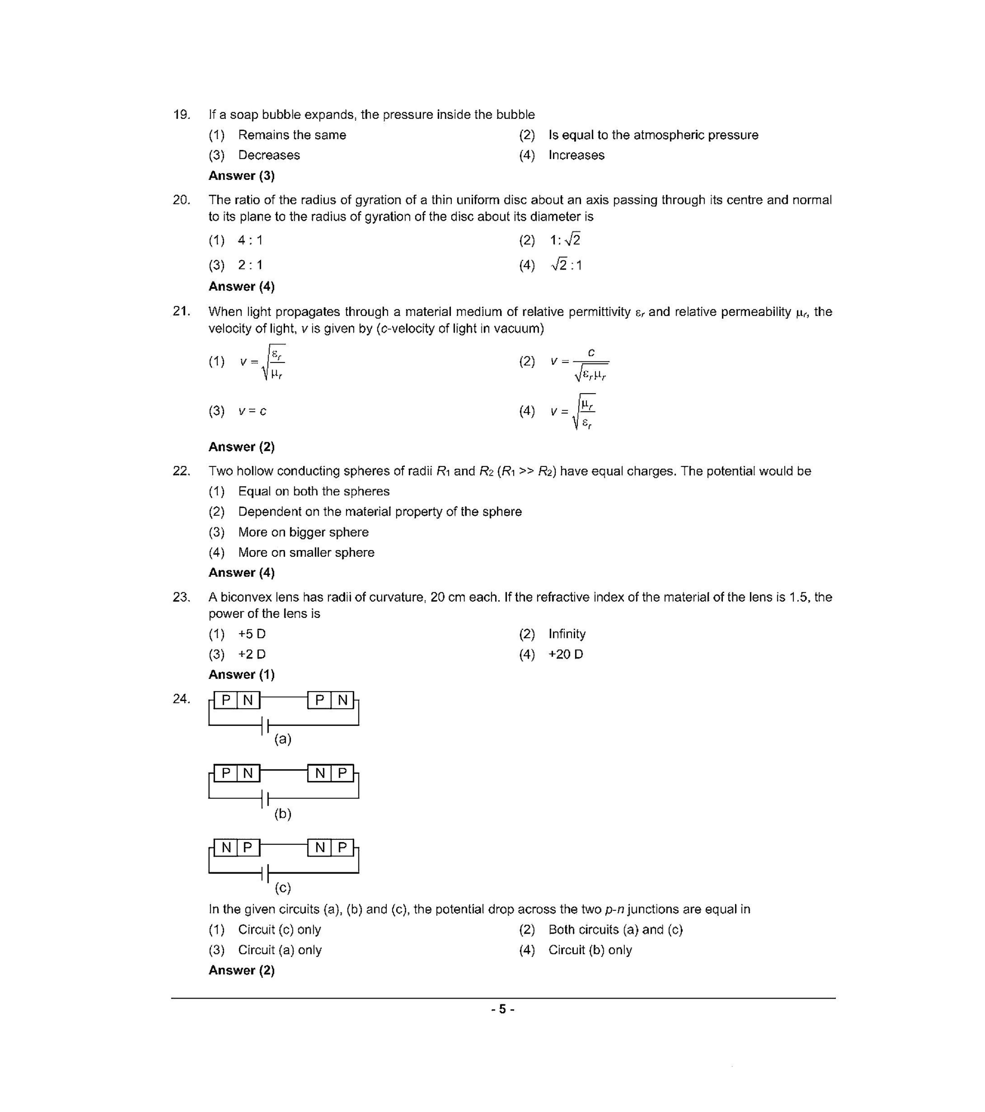 NEET S6 2021 Question Paper - Page 4