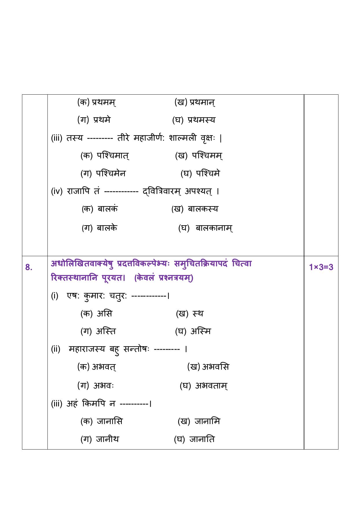 Edudel Class 11 Sanskrit Practice Papers-1 (2023-24) - Page 7