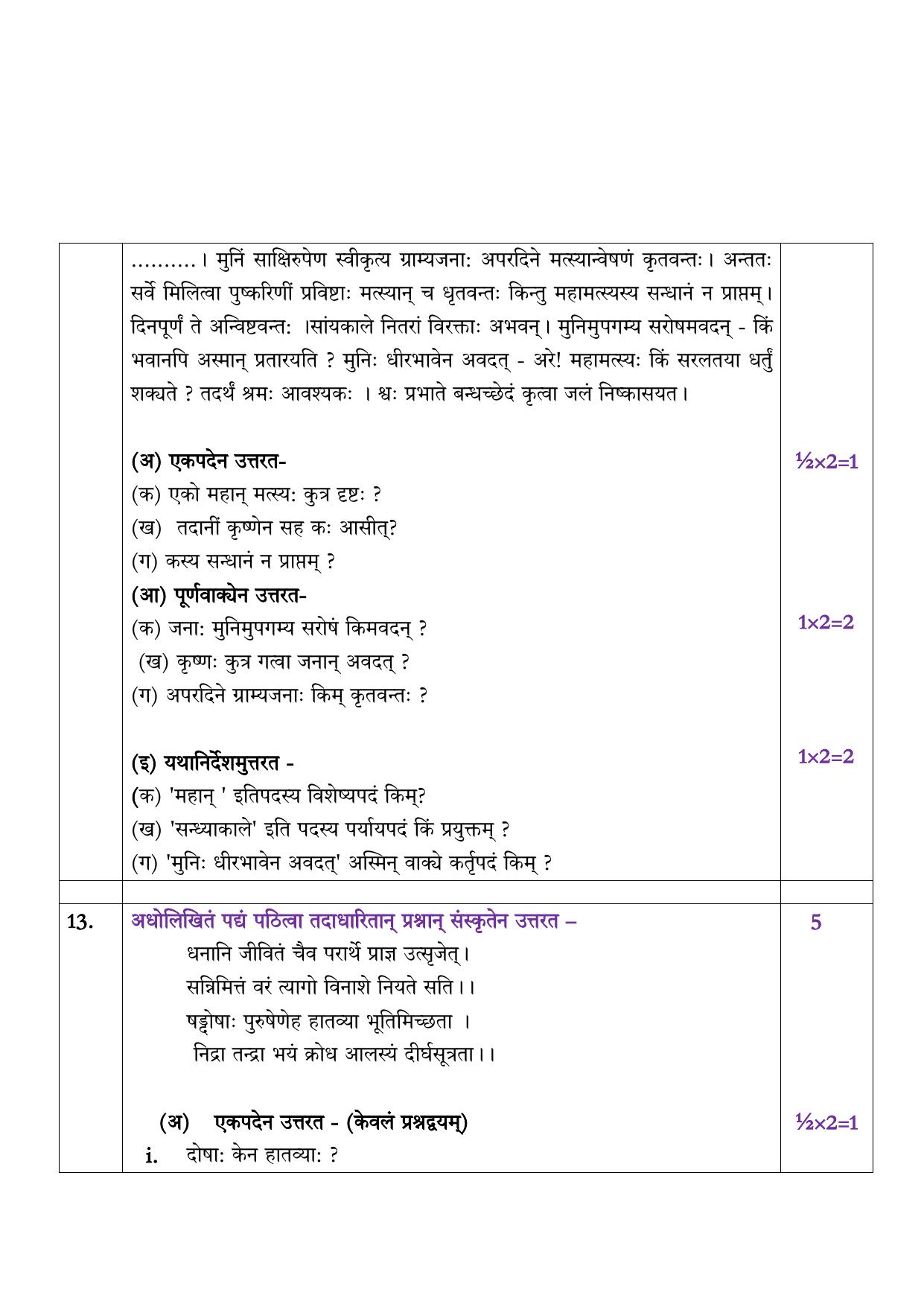 Edudel Class 11 Sanskrit Practice Papers-1 (2023-24) - Page 10