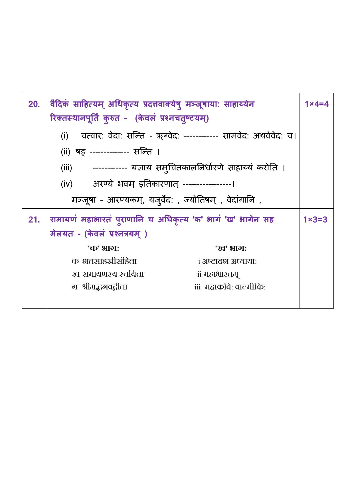Edudel Class 11 Sanskrit Practice Papers-1 (2023-24) - Page 15